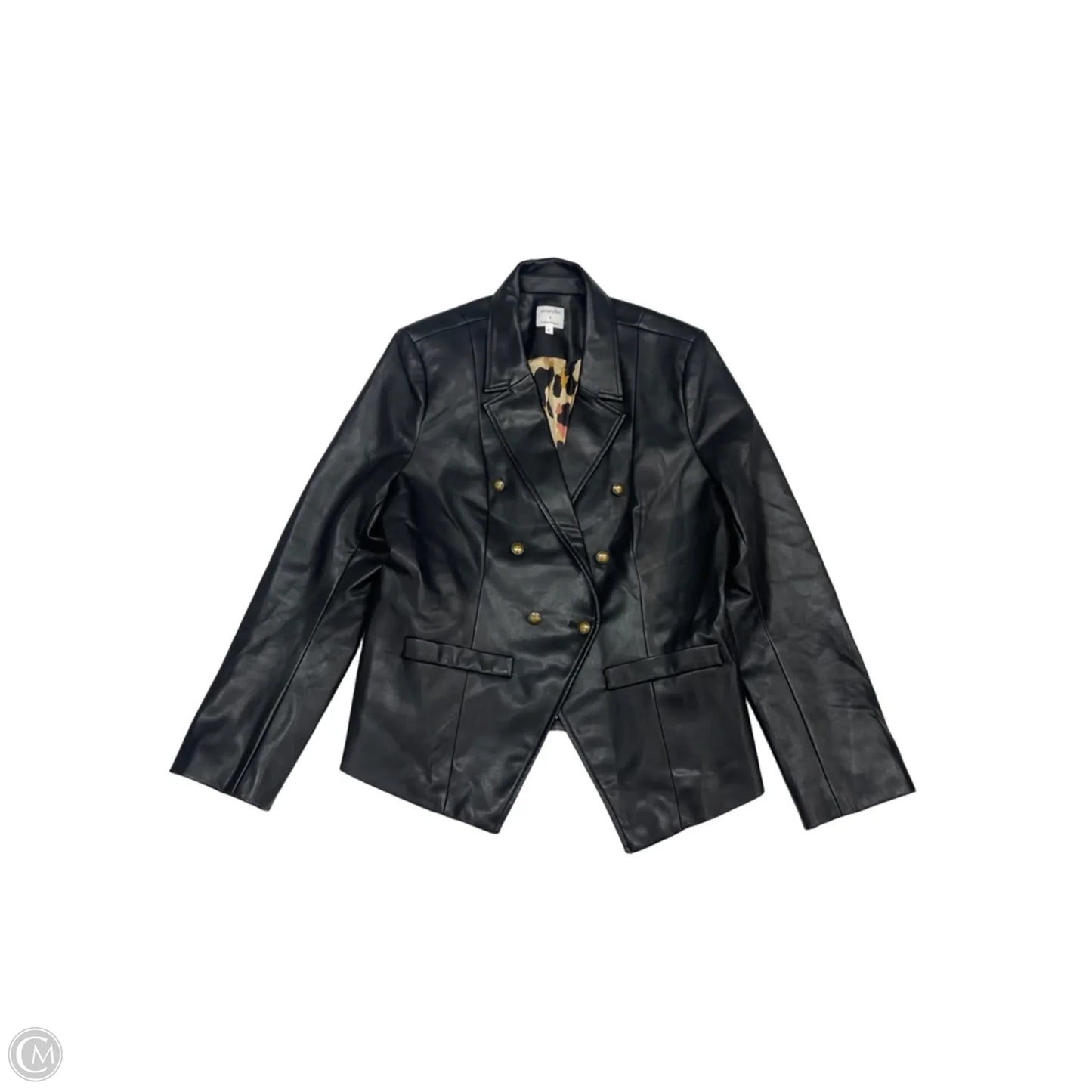 Jacket Moto By Amaryllis In Black, Size: Xl