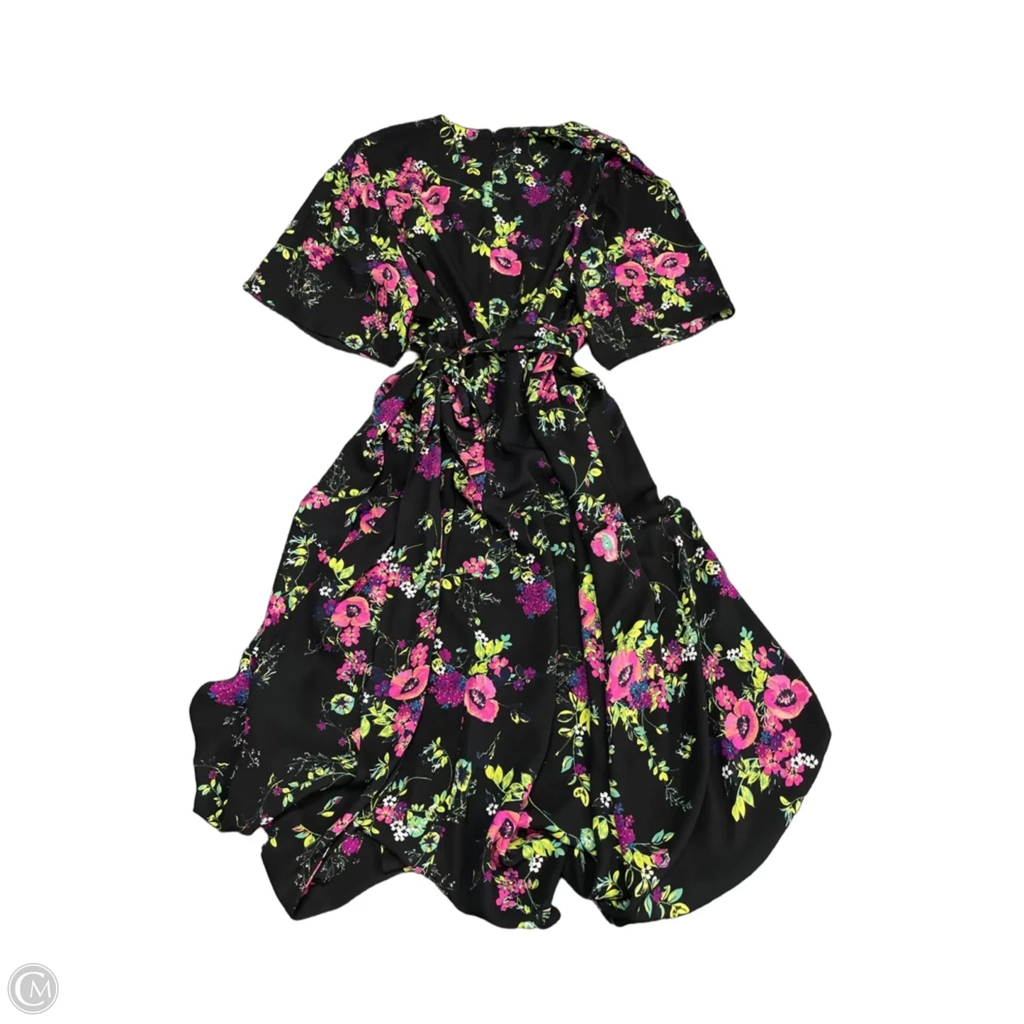 Dress Casual Midi By Tahari By Arthur Levine In Floral Print, Size: 14