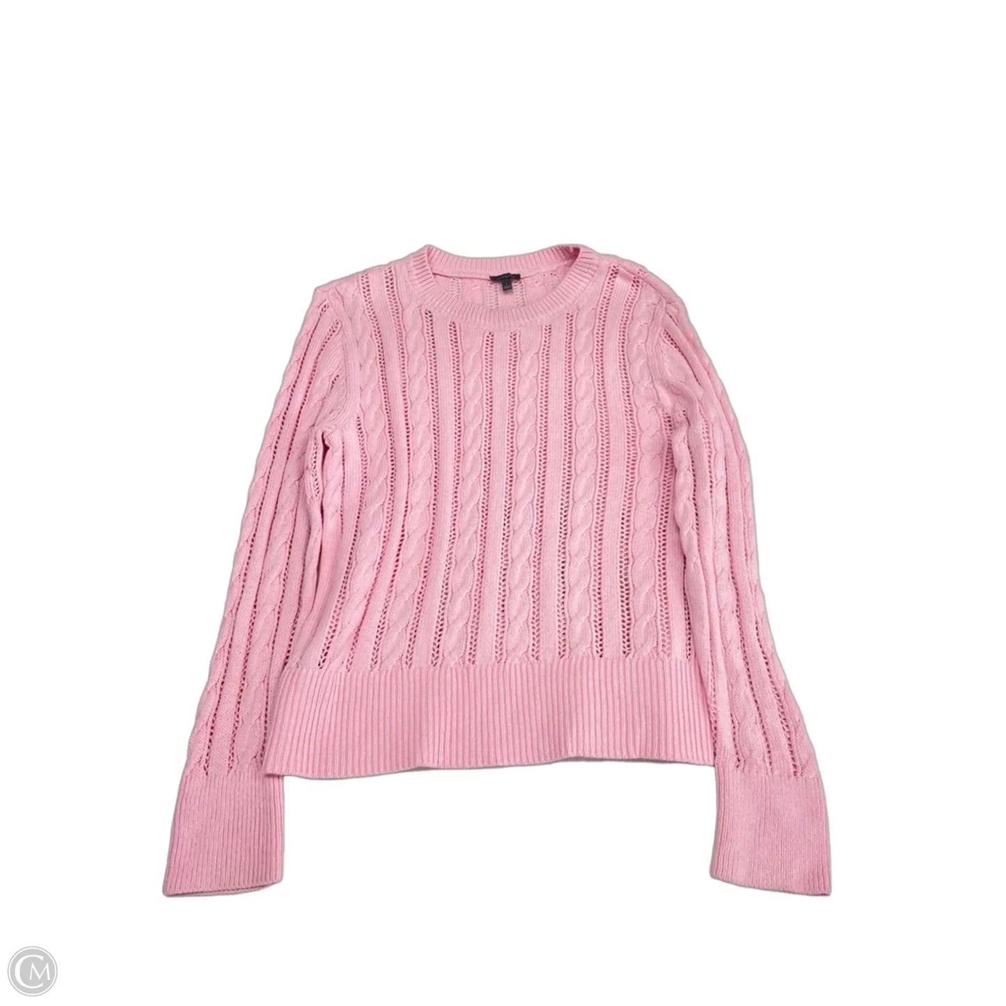 Sweater By Talbots In Pink, Size: L