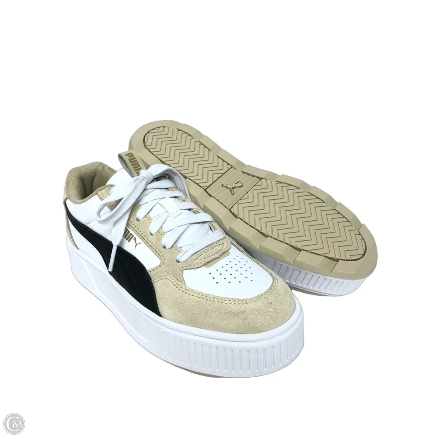 Shoes Sneakers Platform By Puma In Beige, Size: 7.5