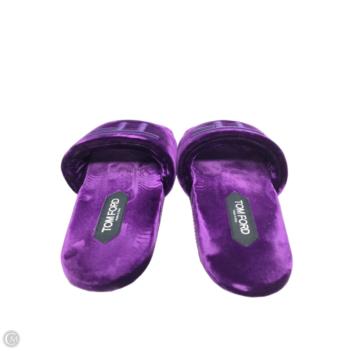 Slippers Luxury Designer By Tom Ford In Purple, Size: 8