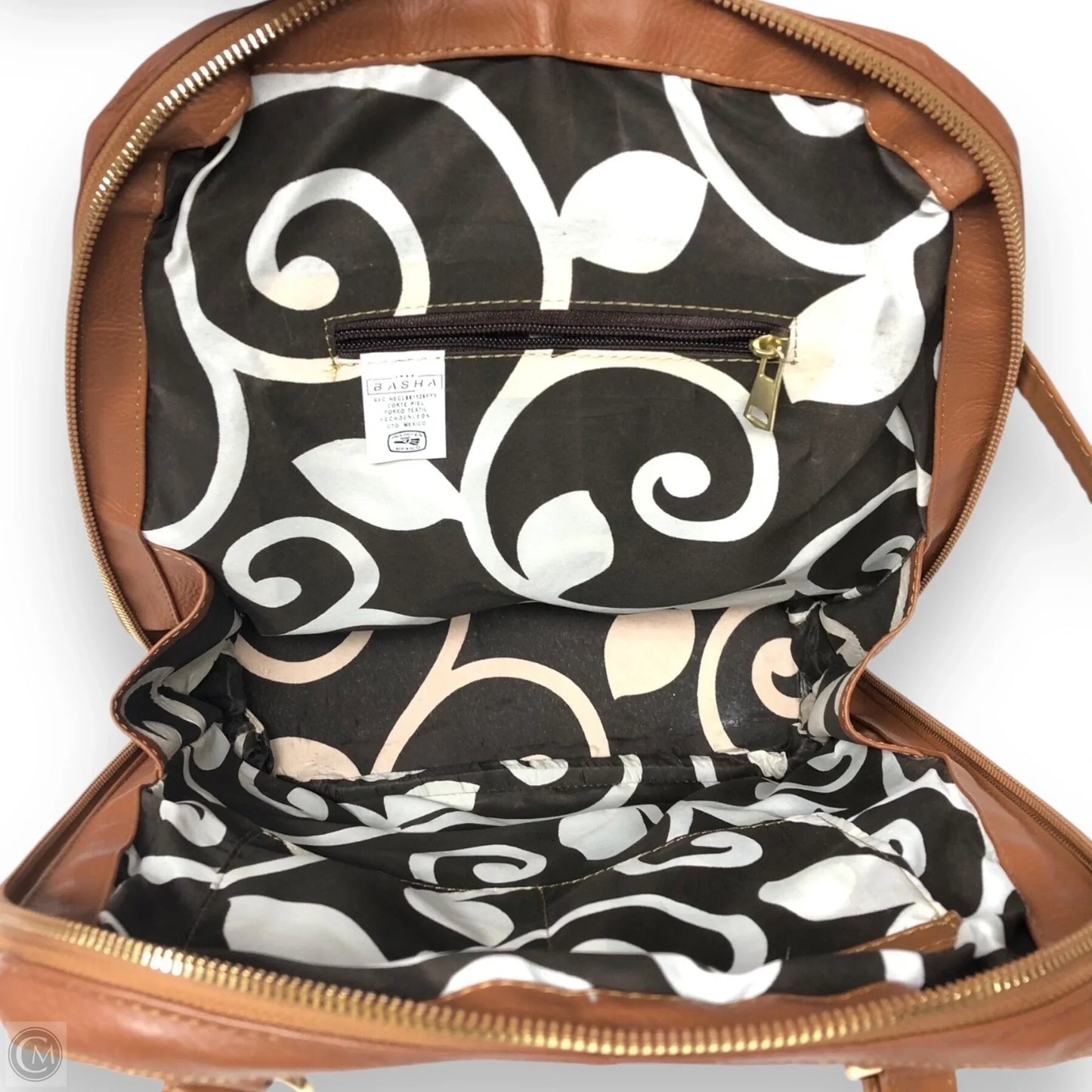 Backpack Leather By Clothes Mentor, Size: Medium