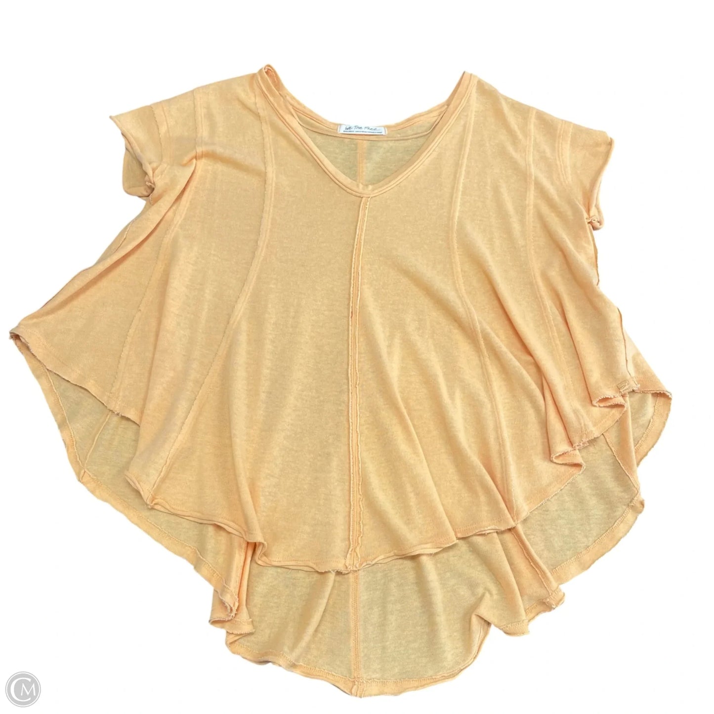 Top Short Sleeve By We The Free In Orange, Size: Xs