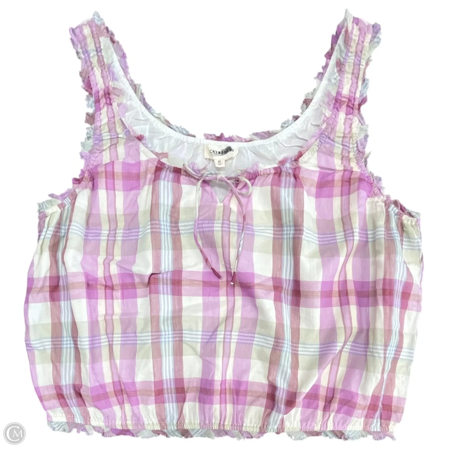 Top Sleeveless By Lucky Brand In Purple, Size: Xl