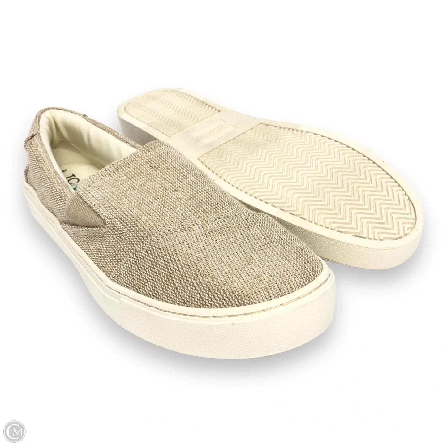 Shoes Flats By Toms In Beige, Size: 10