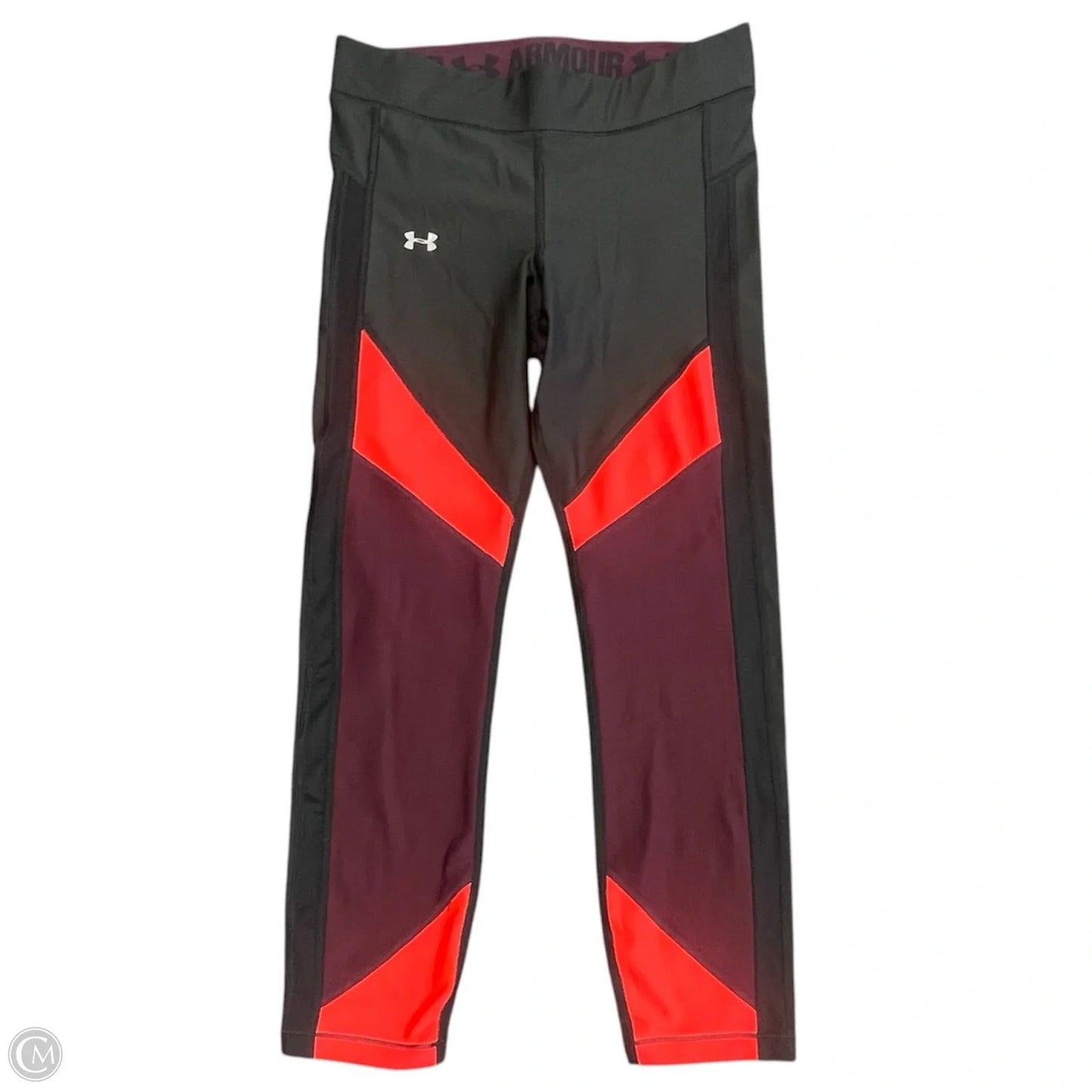 Athletic Leggings By Under Armour In Black, Size: M