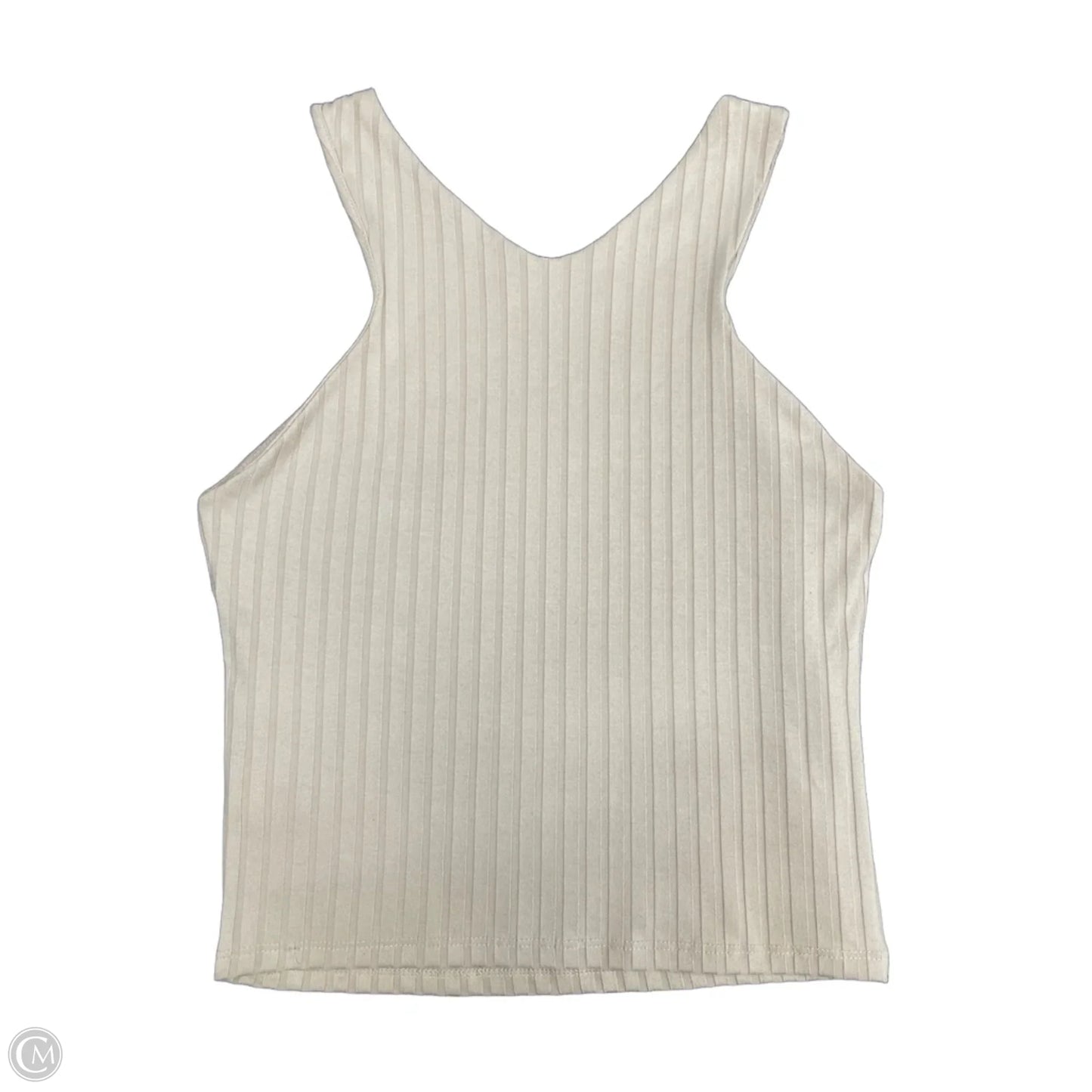 Top Sleeveless By Treasure And Bond In Beige, Size: M