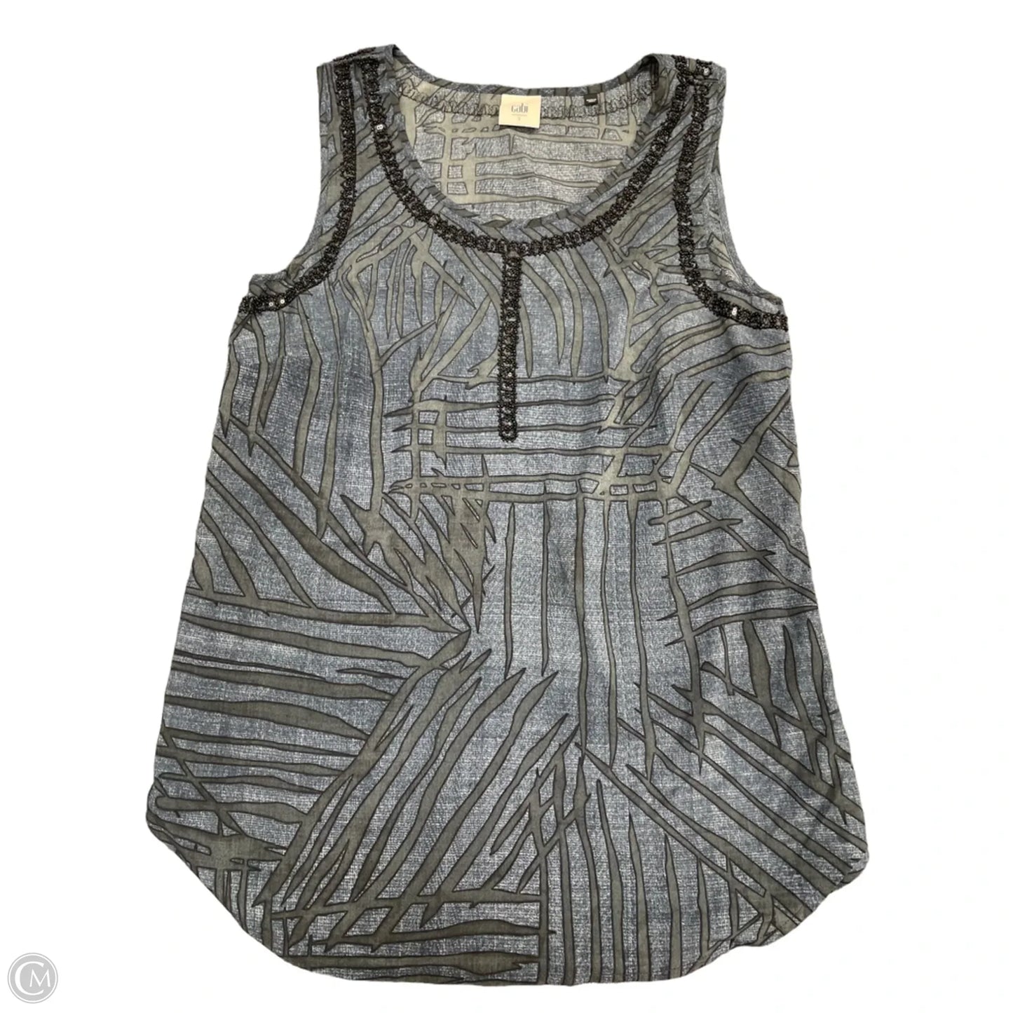 Top Sleeveless By Cabi In Blue, Size: S