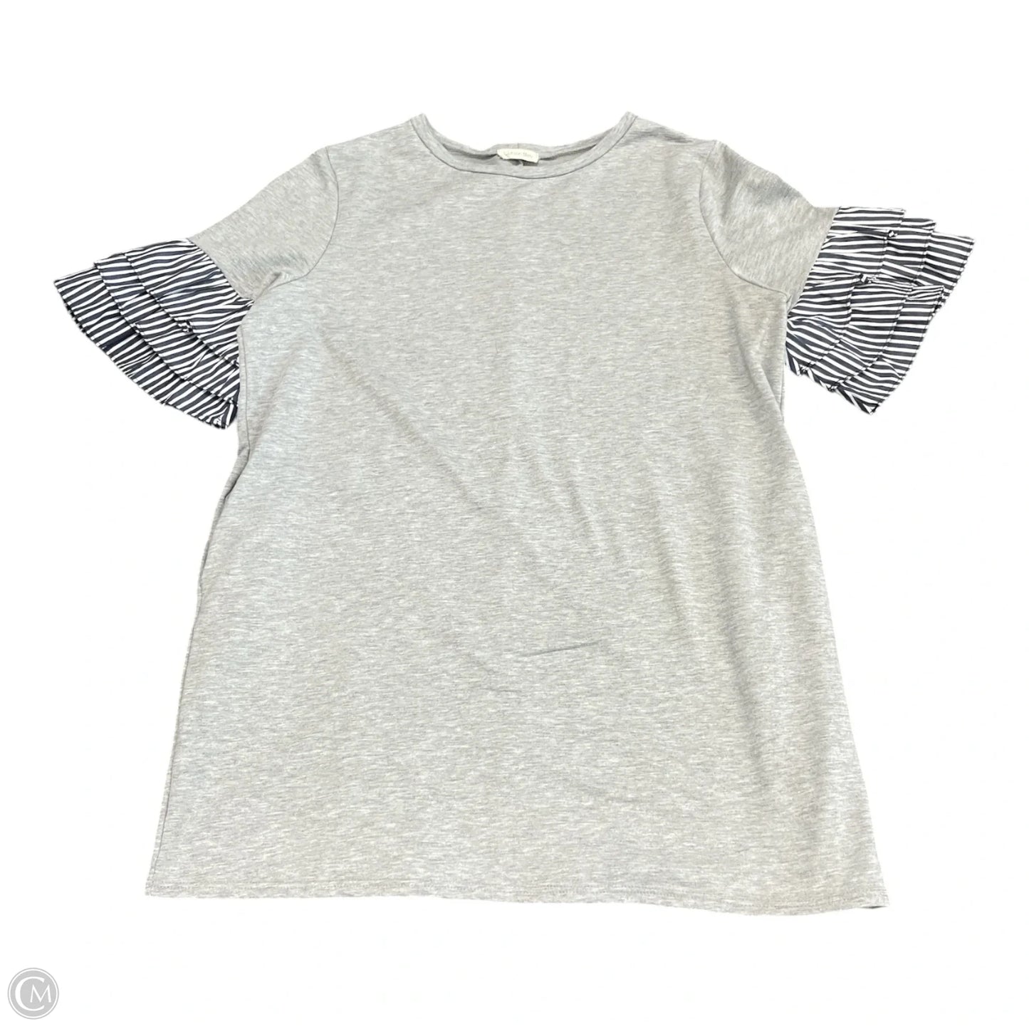 Dress Casual Short By Cotton Bleu In Grey, Size: L