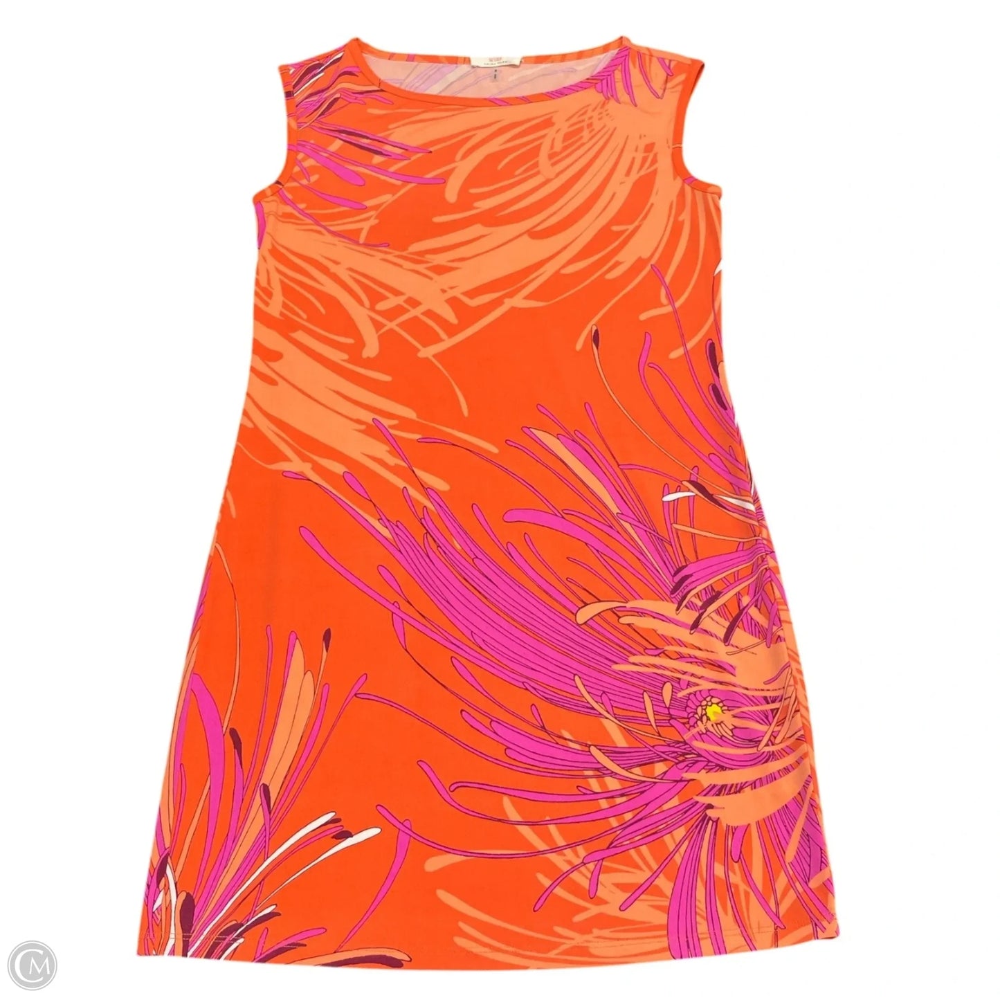 Dress Casual Short By Trina By Trina Turk In Orange, Size: S