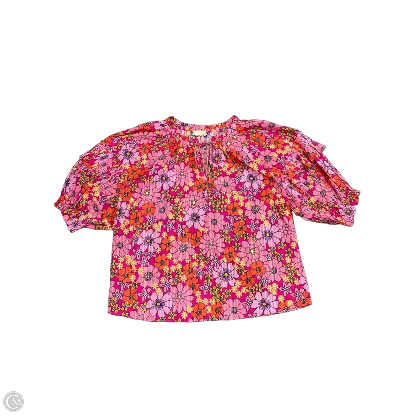 Top Short Sleeve By Ramy Brook In Pink, Size: M