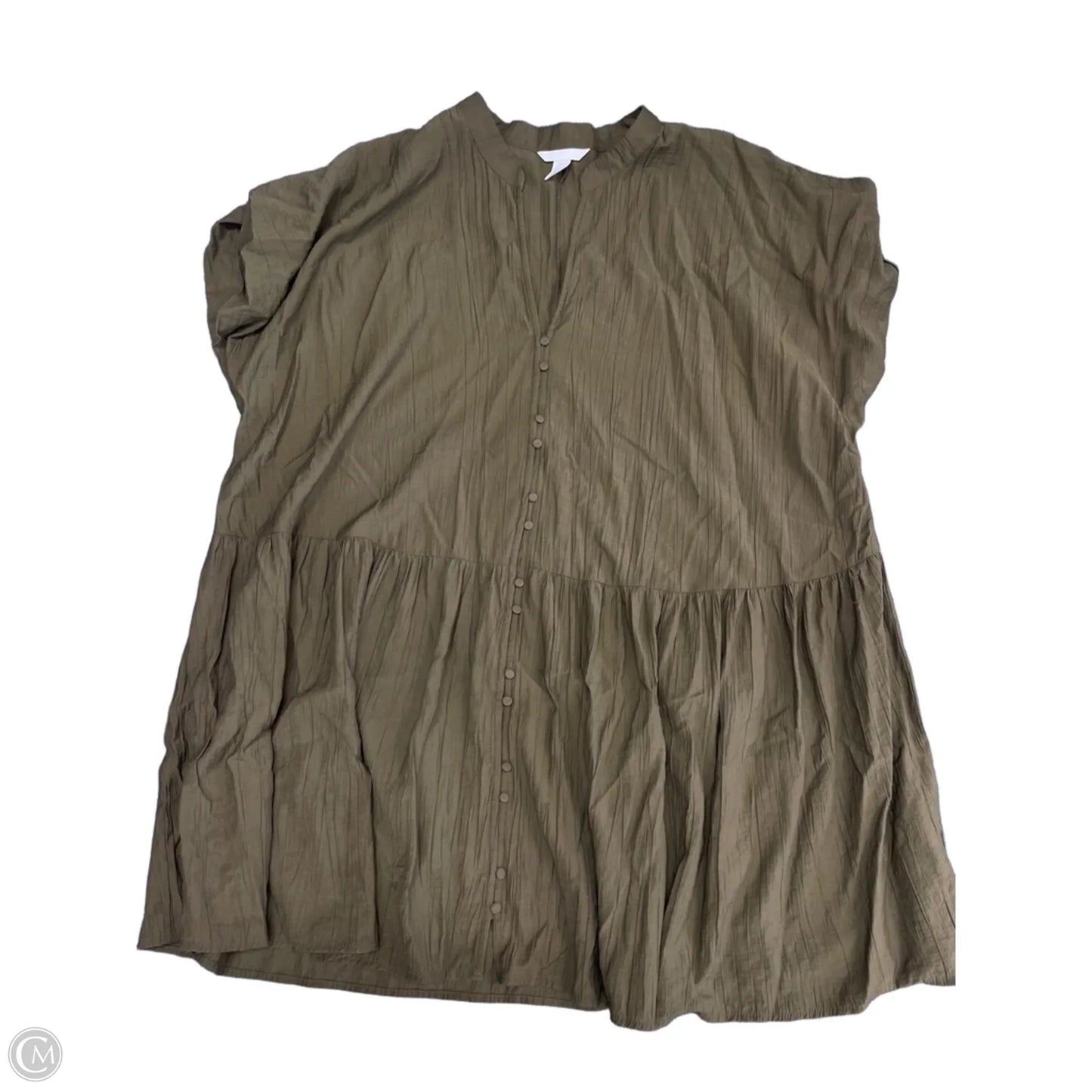 Dress Casual Short By H&m In Green, Size: Xxl