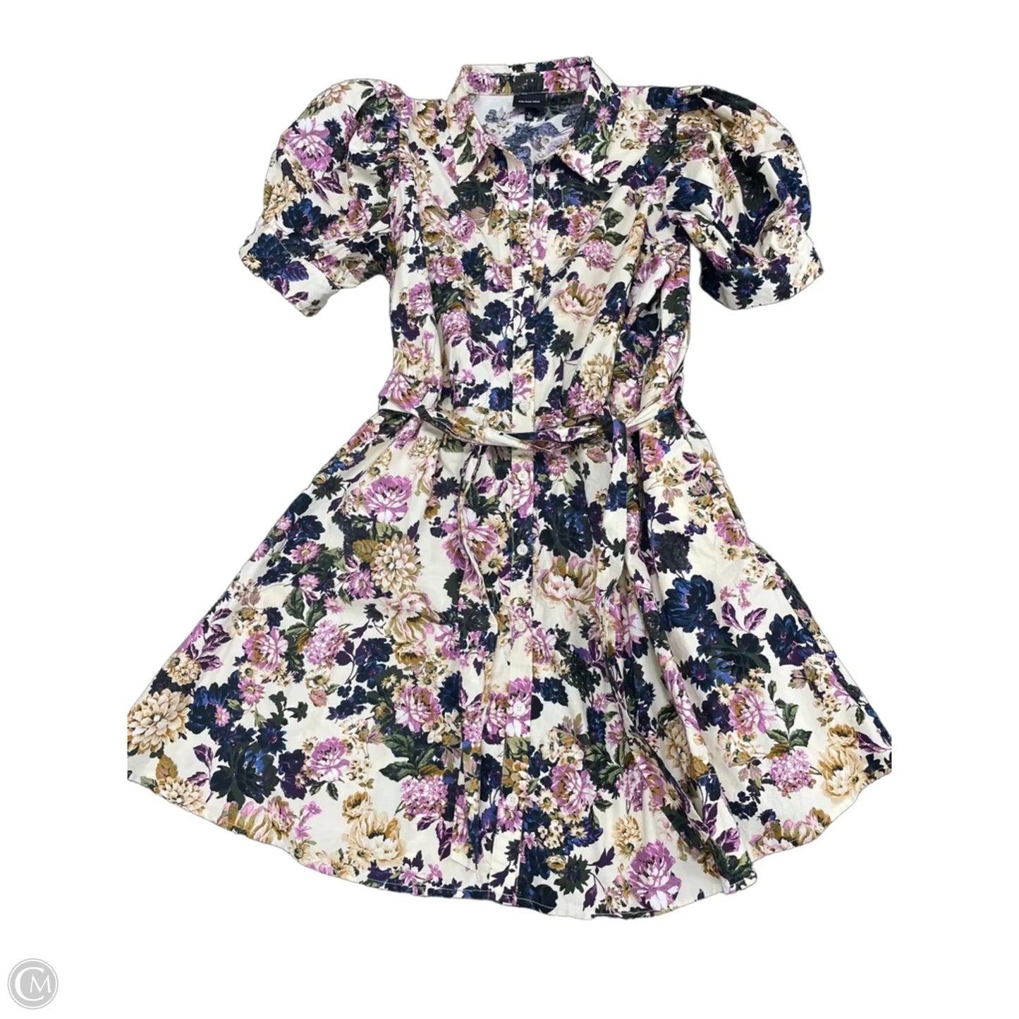 Dress Casual Short By Who What Wear In Floral Print, Size: L