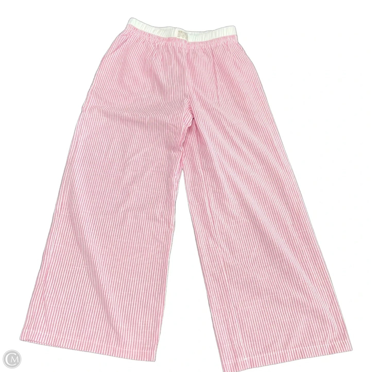 Pants Set 2pc By Shein In Pink & White, Size: L