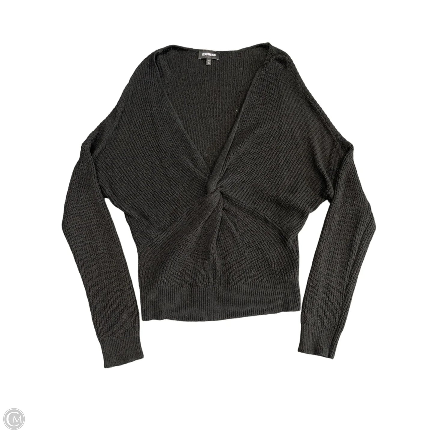 Sweater By Express In Black, Size: Xl