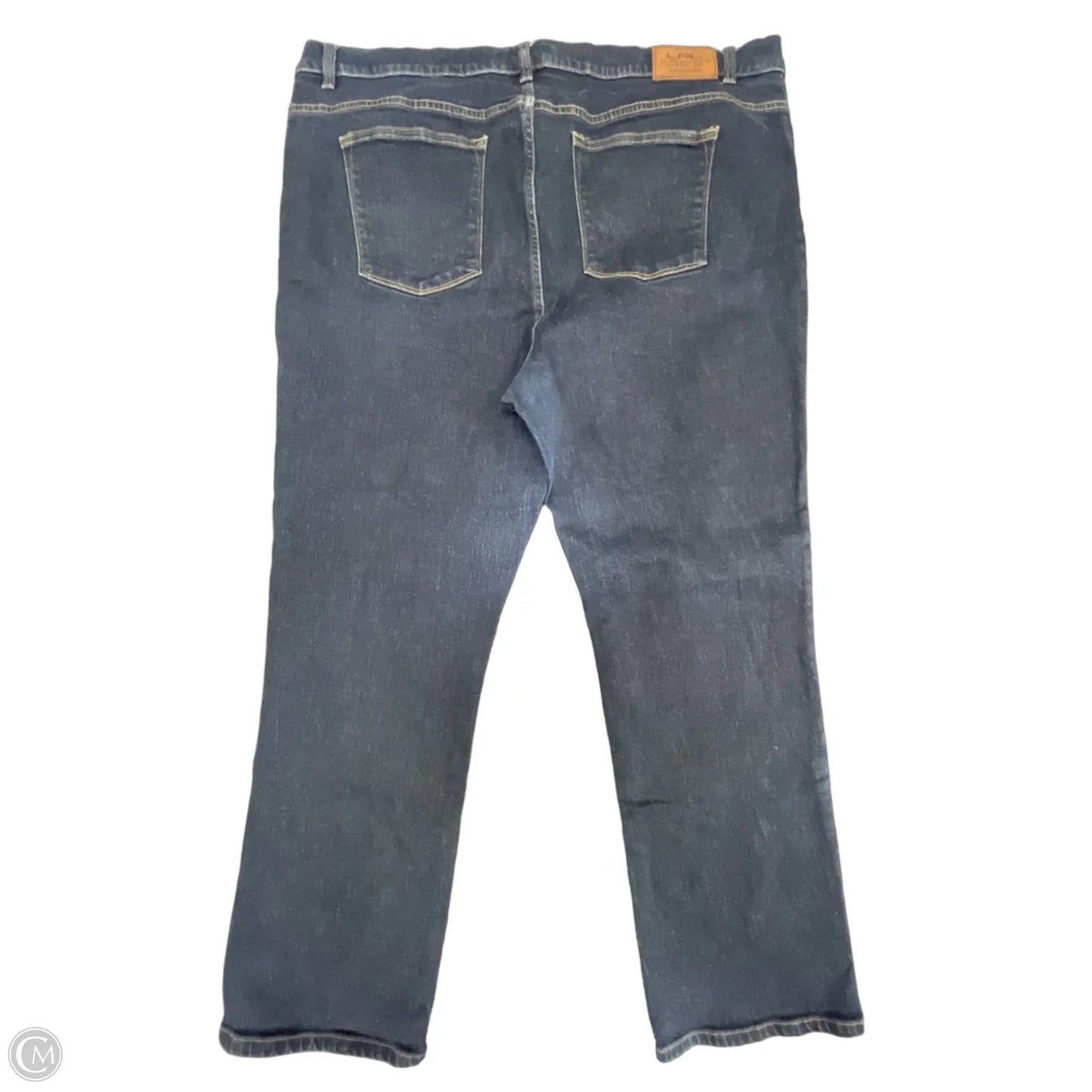 Jeans Straight By Lauren By Ralph Lauren In Blue, Size: 20
