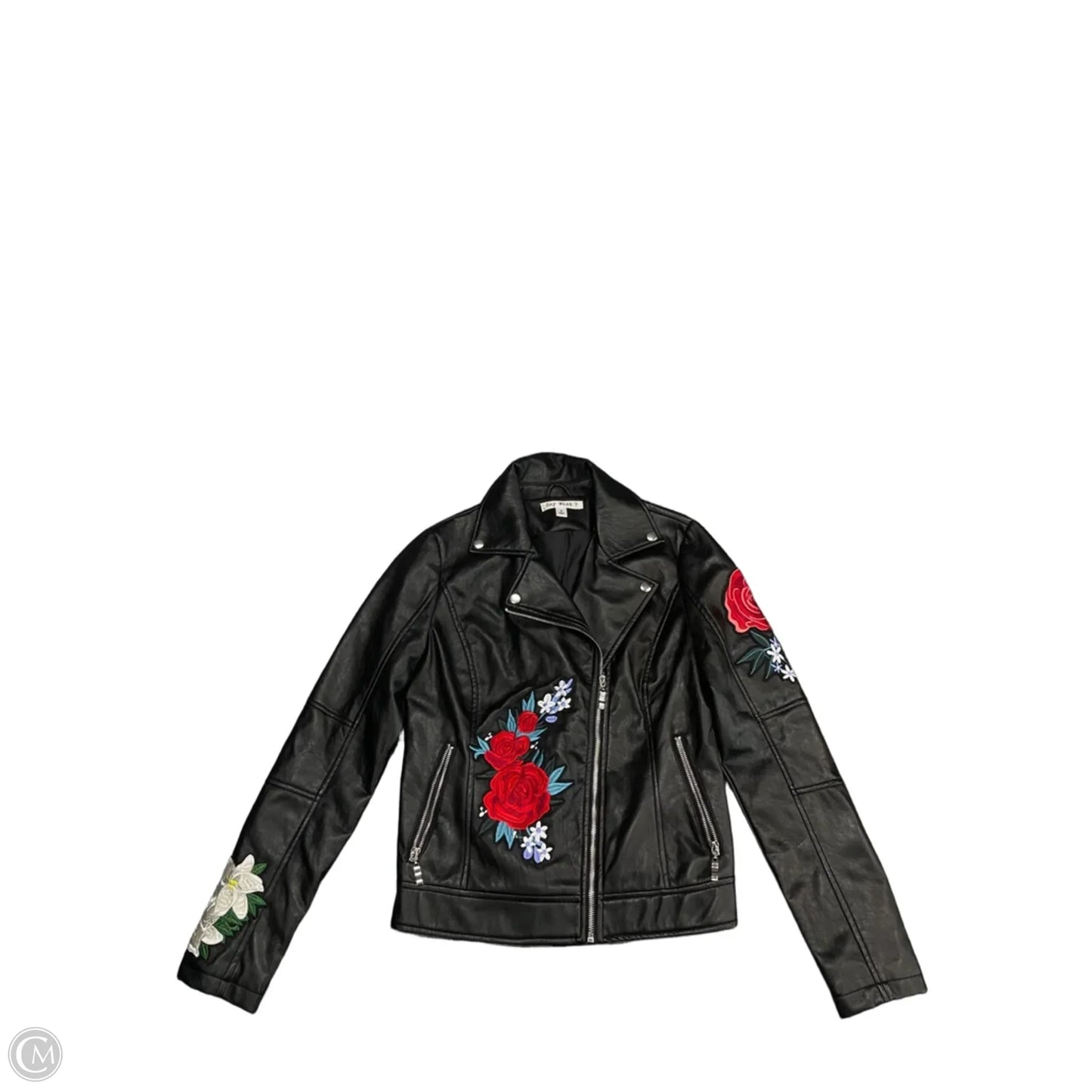 Jacket Moto By Say What In Black, Size: M