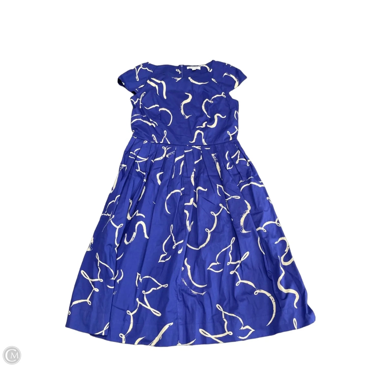 Dress Casual Midi By Clothes Mentor In Blue, Size: L