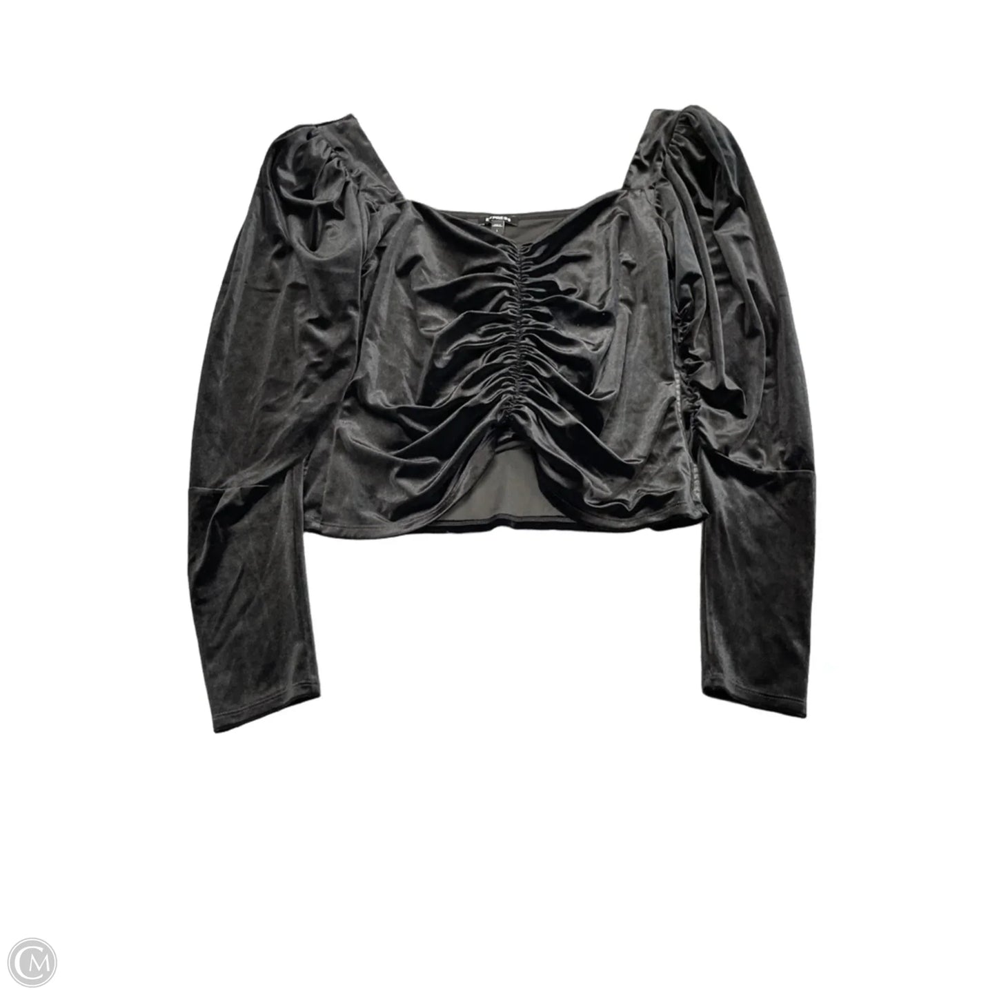Top Long Sleeve By Express In Black, Size: L