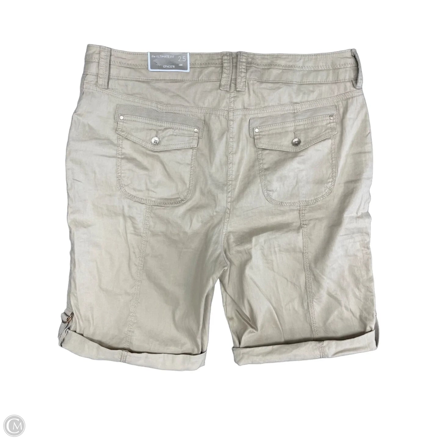 Shorts By Chicos In Beige, Size: L