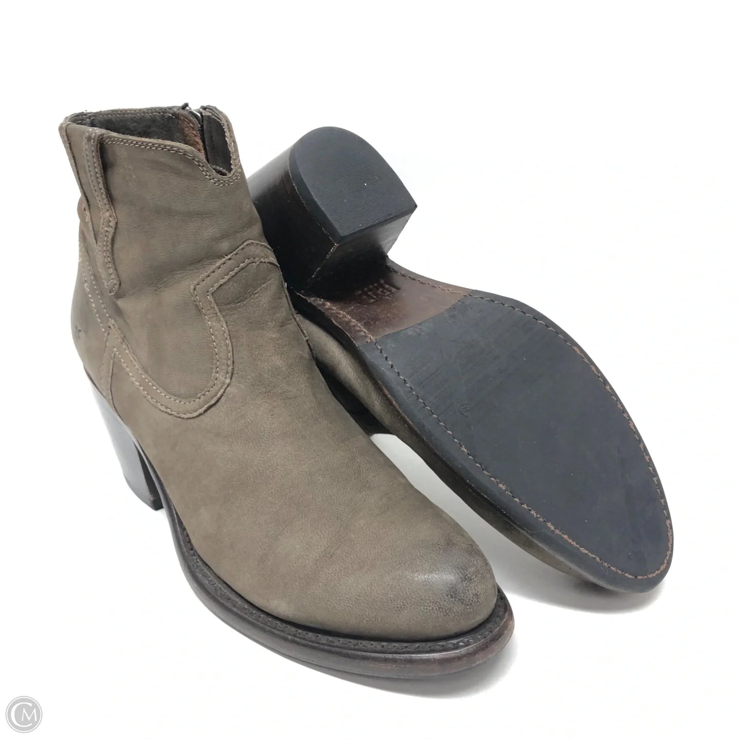 Boots Designer By Frye In Taupe, Size: 8