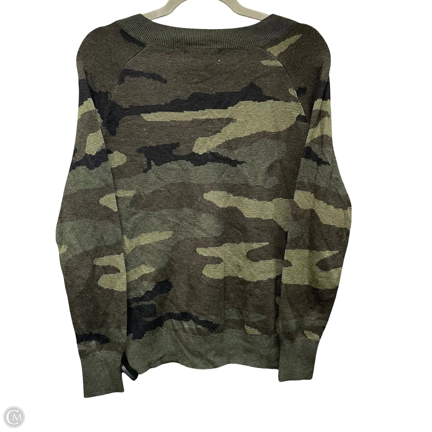 Sweater By John + Jenn In Camouflage Print, Size: S