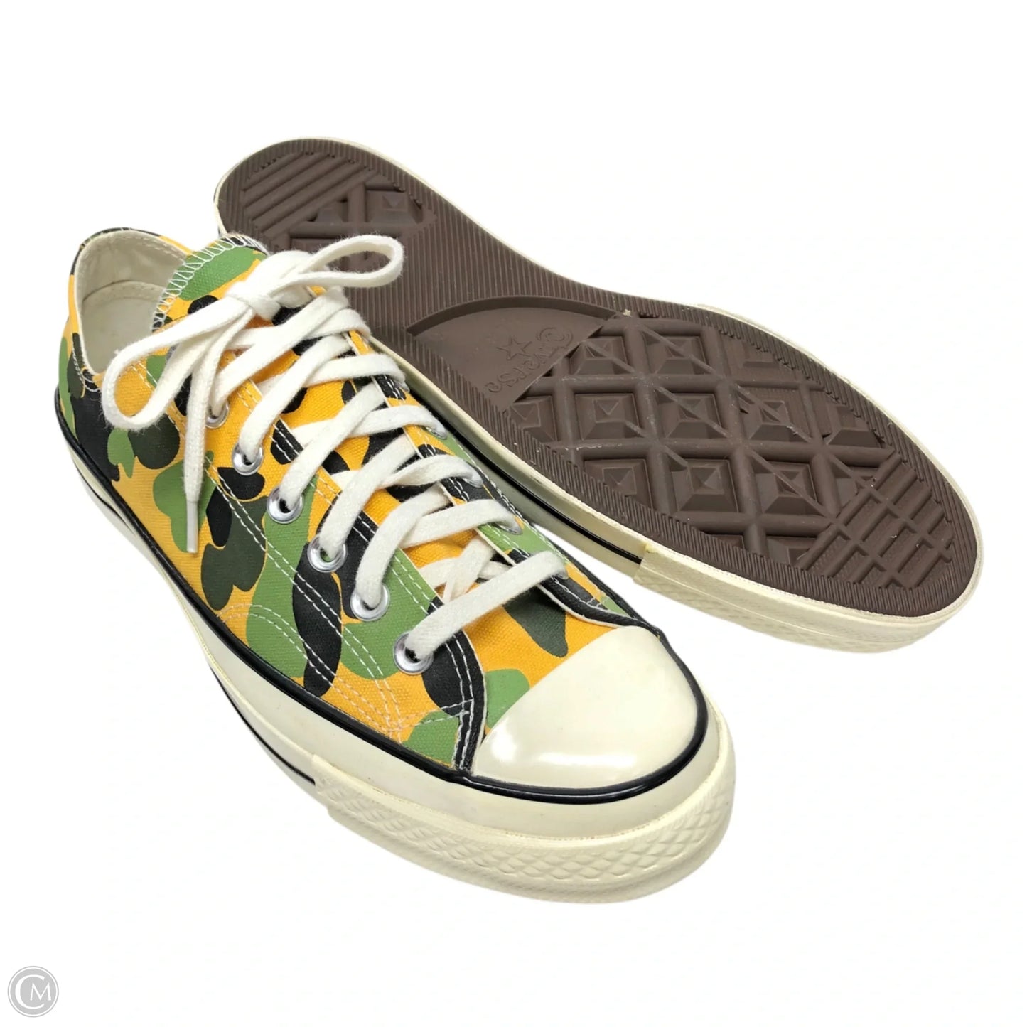 Shoes Sneakers By Converse In Green & Orange, Size: 10.5