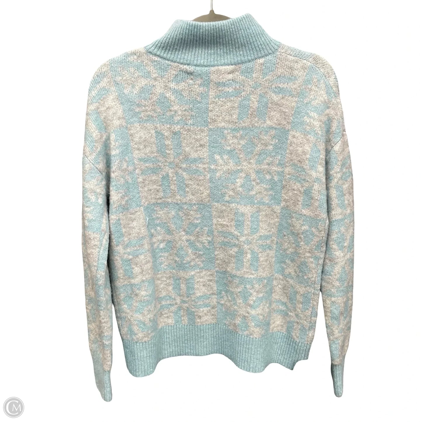 Sweater By Loft In Blue & Grey, Size: S