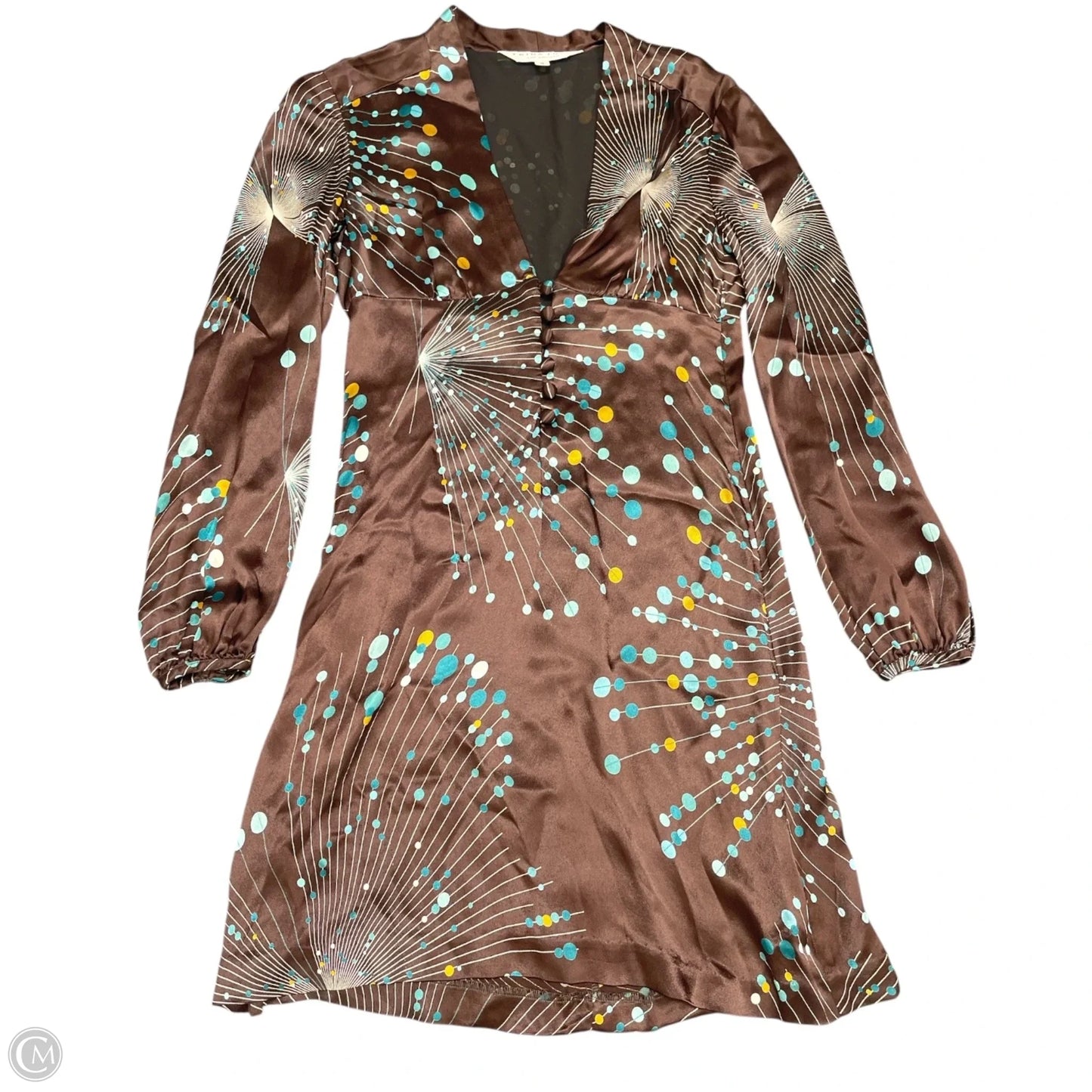 Dress Casual Short By Trina Turk In Brown, Size: 2