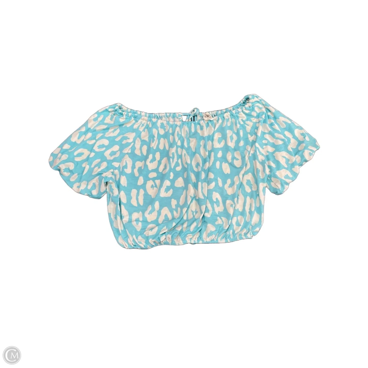 Top Short Sleeve By Sew In Love In Teal, Size: M