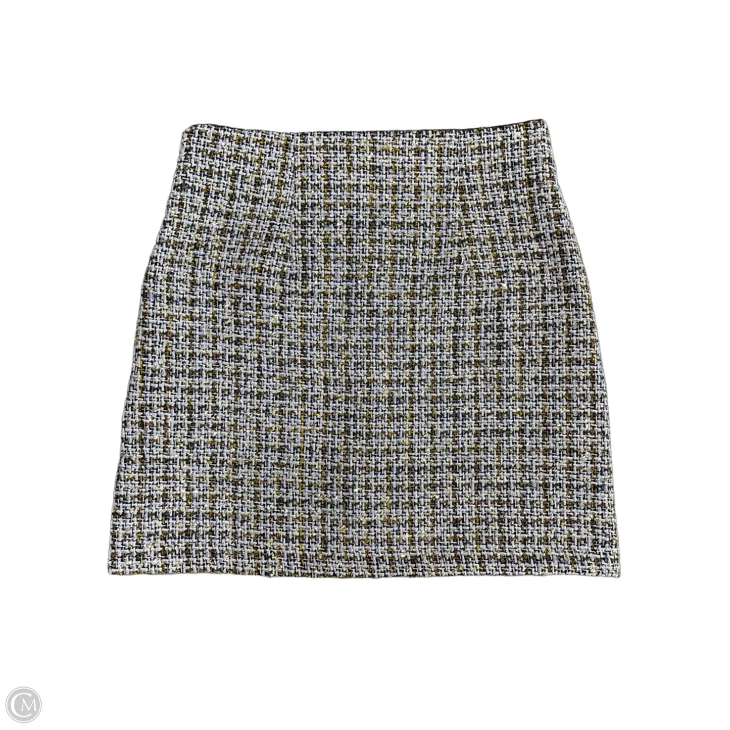 Skirt Mini & Short By Loft In Blue & White, Size: 0