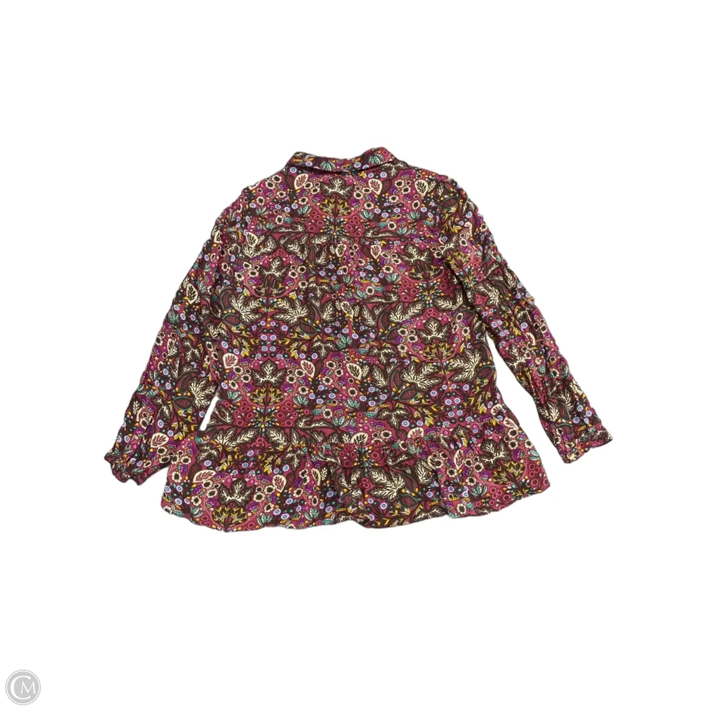 Top Long Sleeve By Maeve In Purple, Size: 4