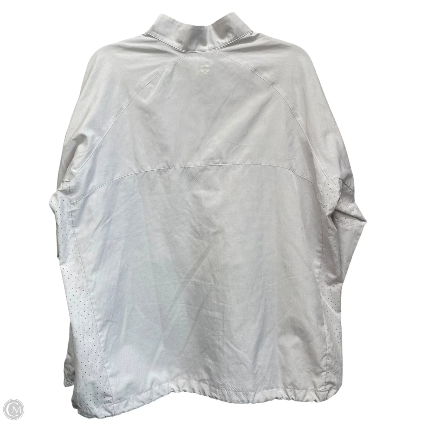 Jacket Windbreaker By Eddie Bauer In Grey, Size: Xl