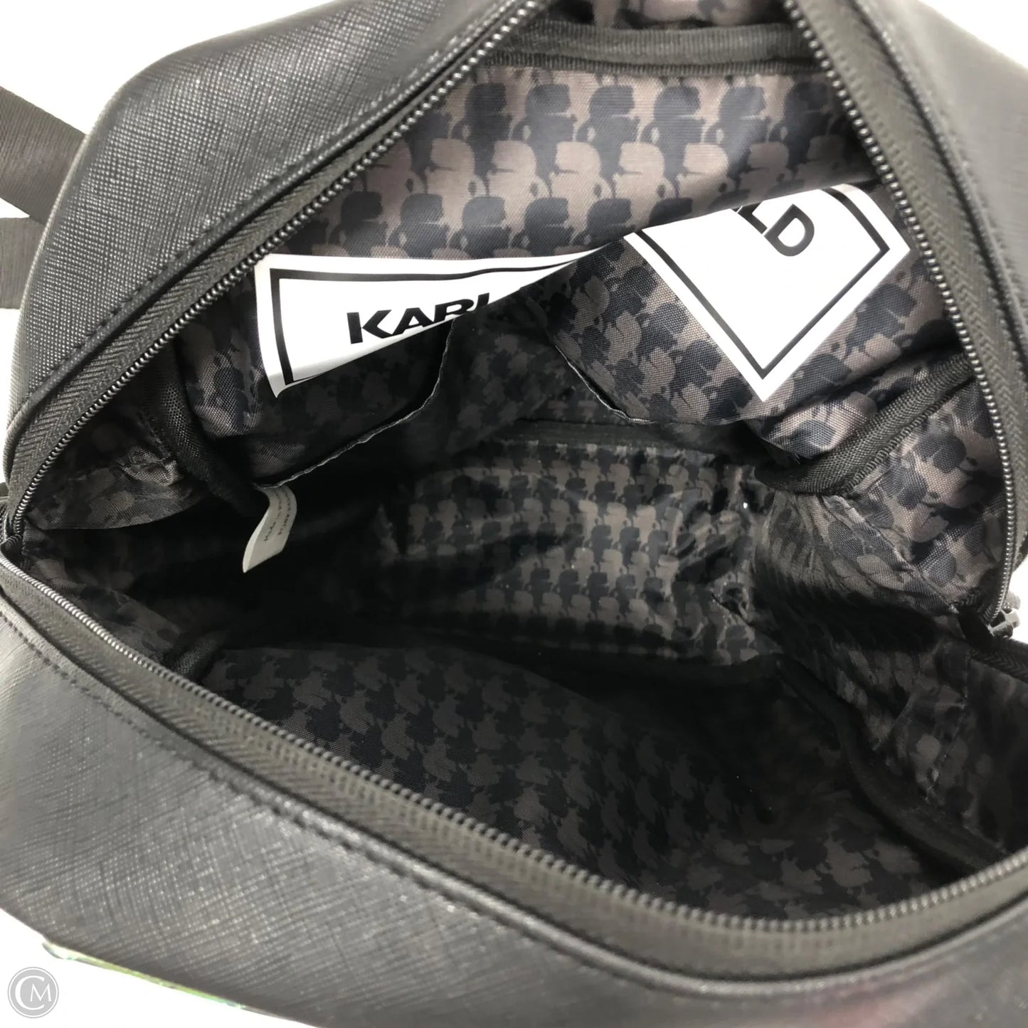 Backpack Designer By Karl Lagerfeld, Size: Medium