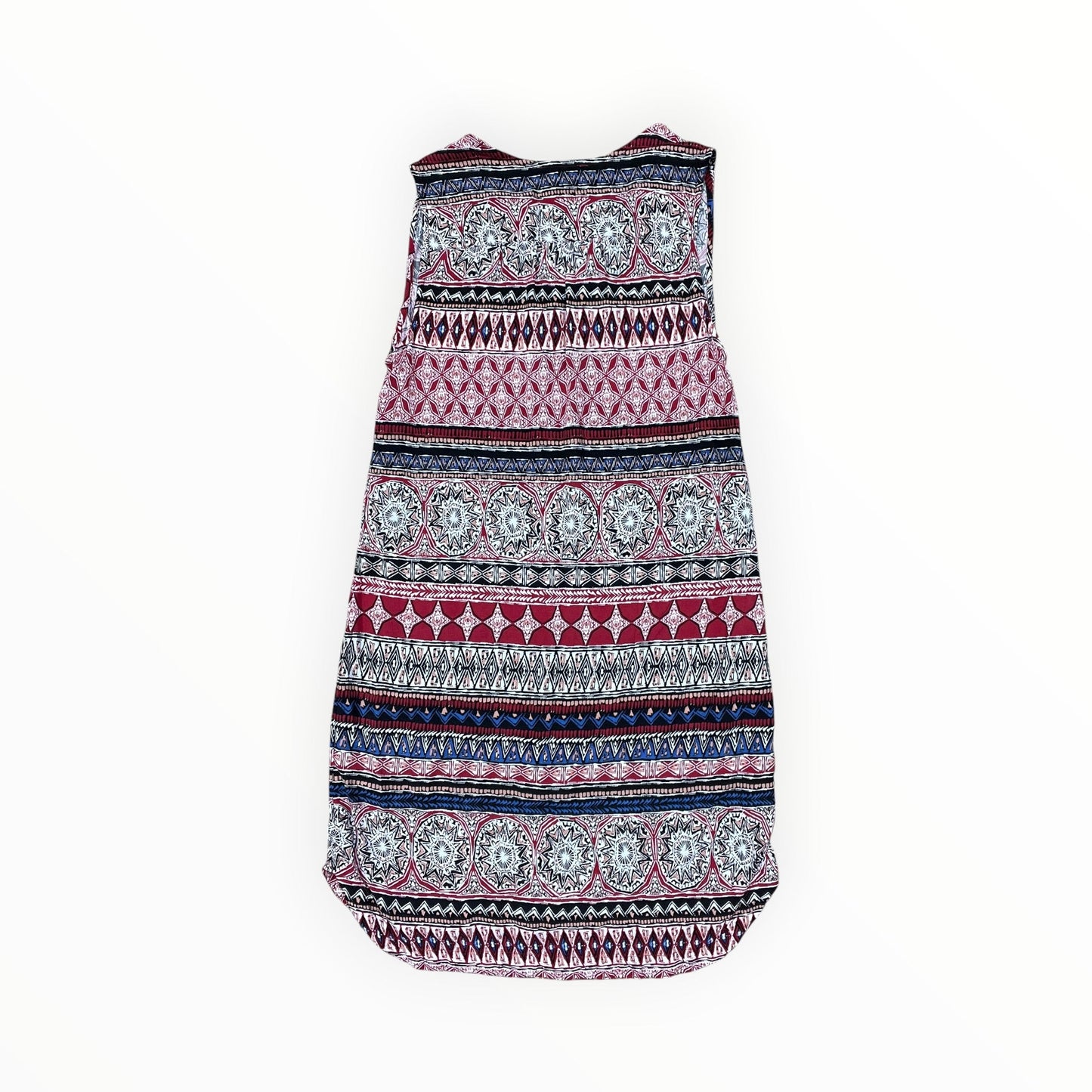 Dress Casual Short By Beachlunchlounge In Red & White, Size:M