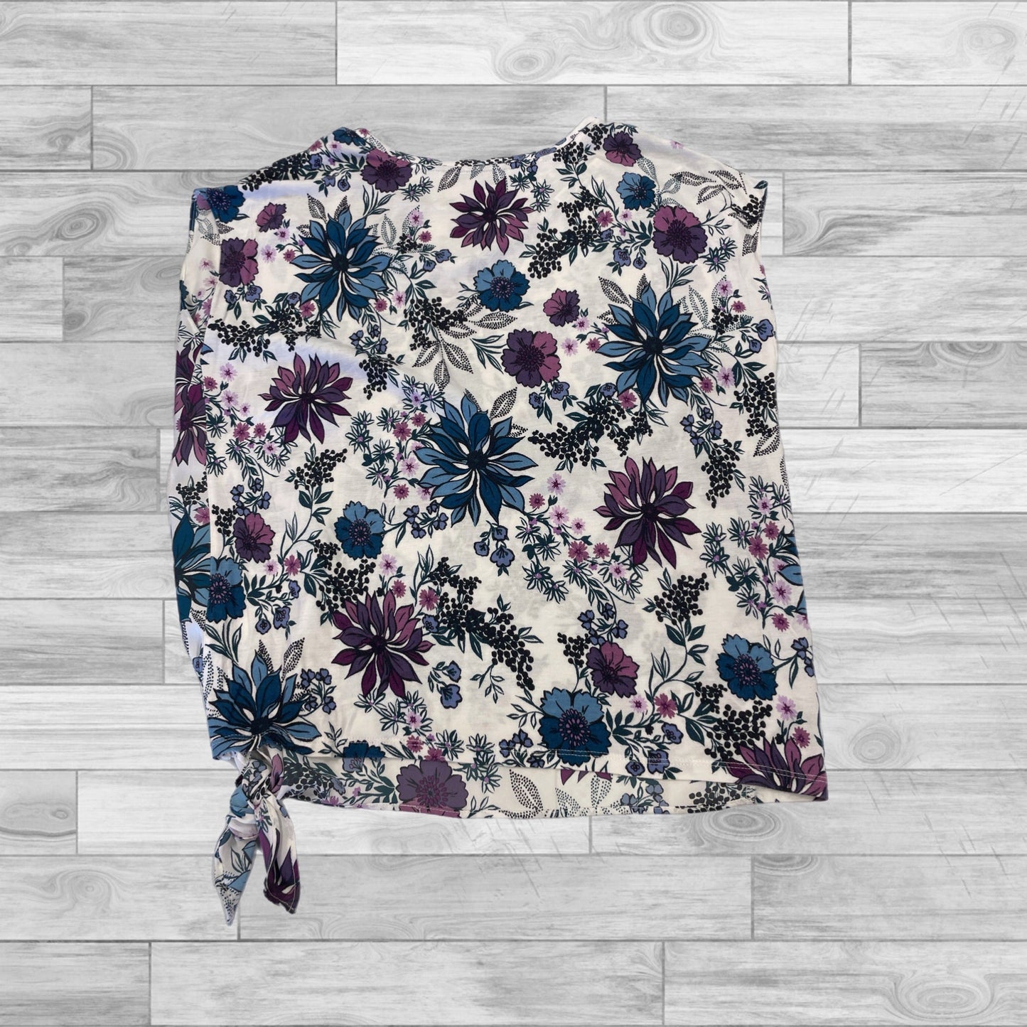 Top Short Sleeve By Loft In White, Size: Sp