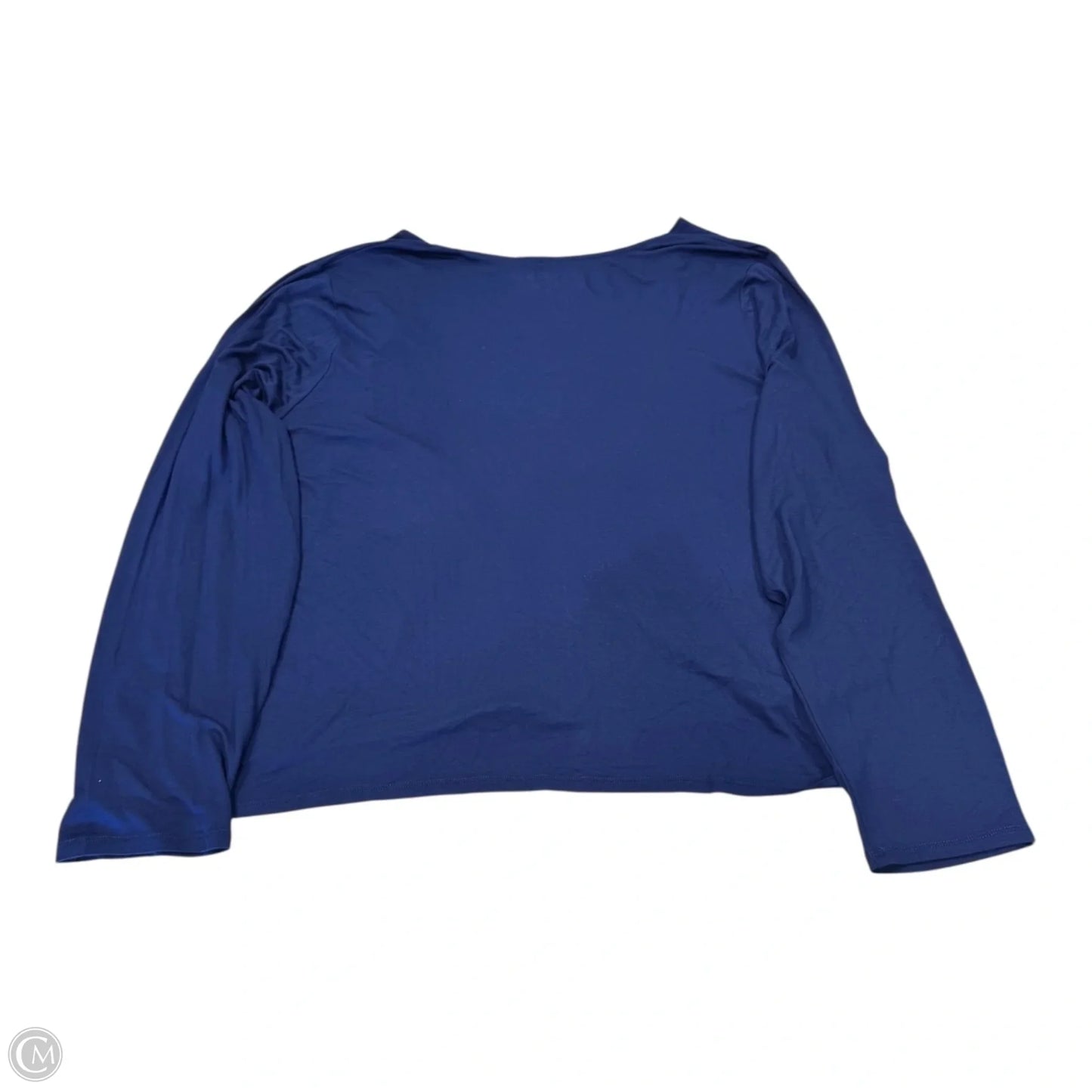 Cardigan By Carole Hochman In Navy, Size: 3x