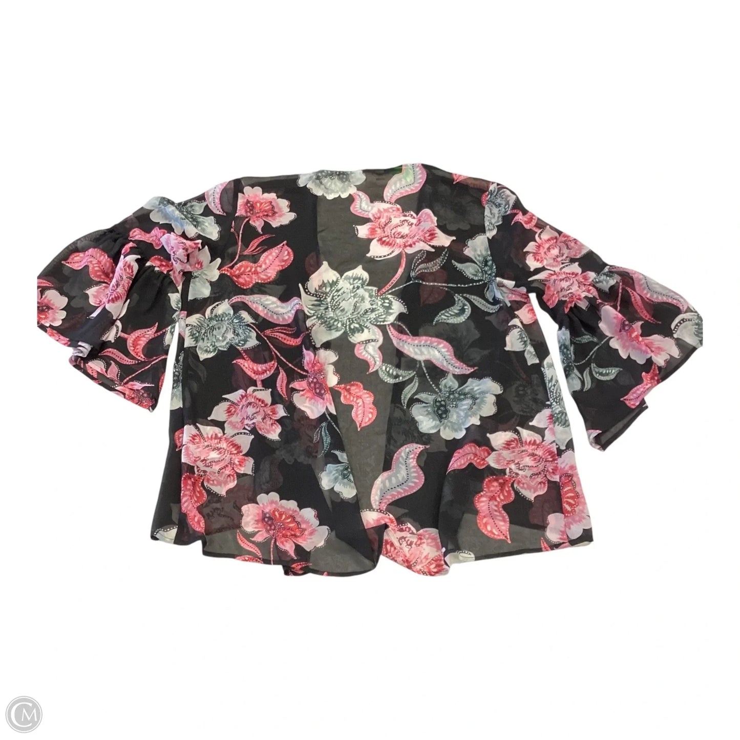 Swimwear Cover-up By Style And Company In Floral Print, Size: S
