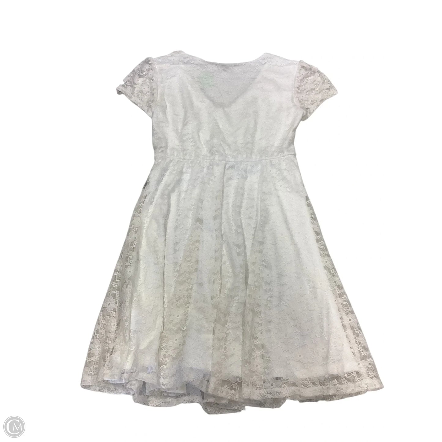 Dress Casual Short By As U Wish In White, Size: M