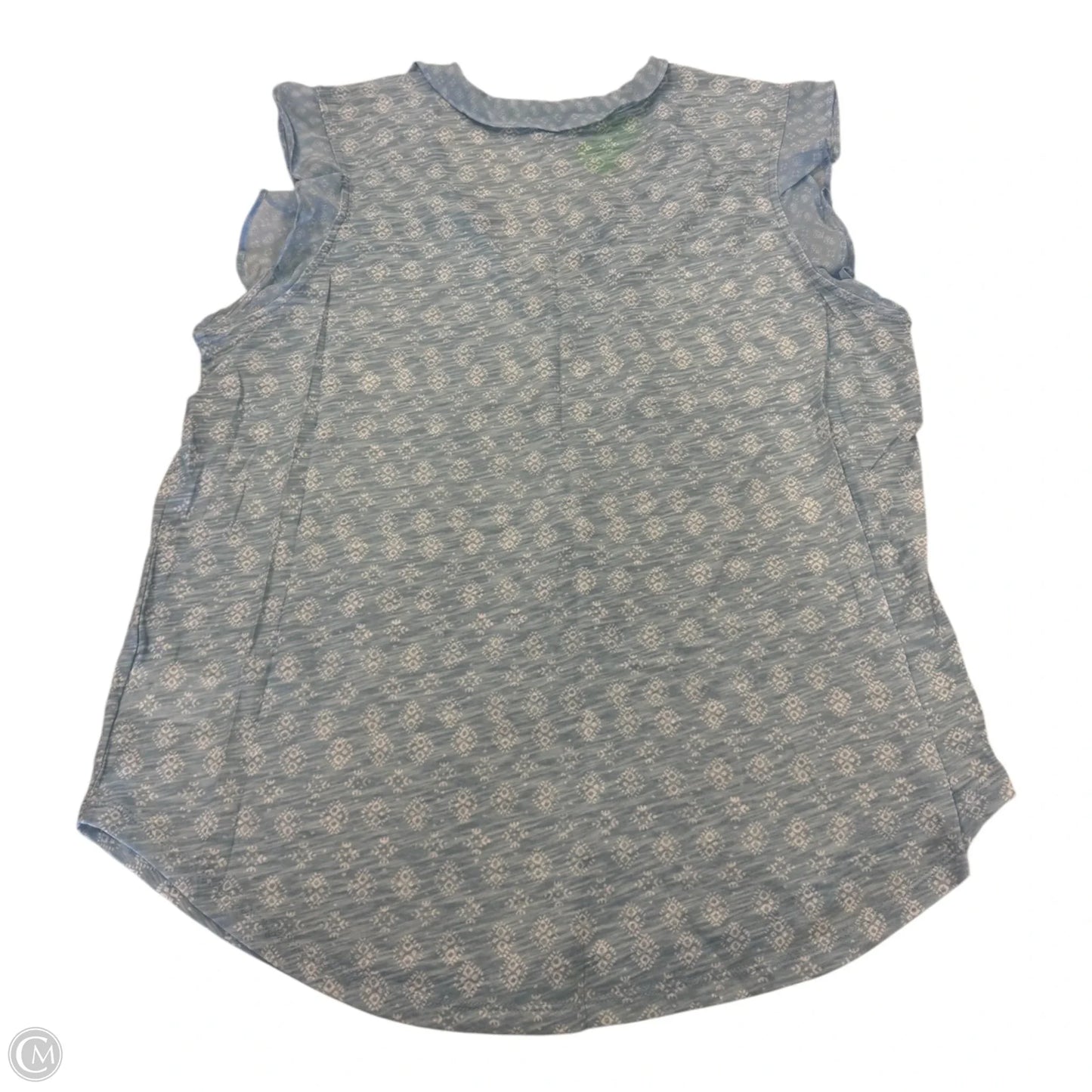 Top Sleeveless By Lucky Brand In Blue, Size: L