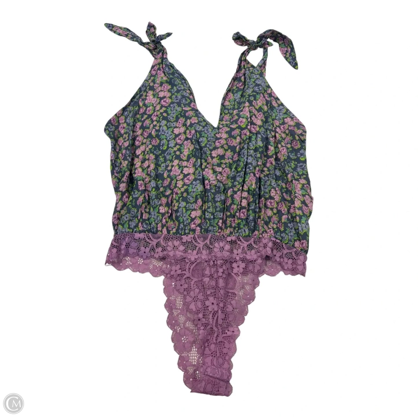 Bodysuit By Free People In Floral Print, Size: L
