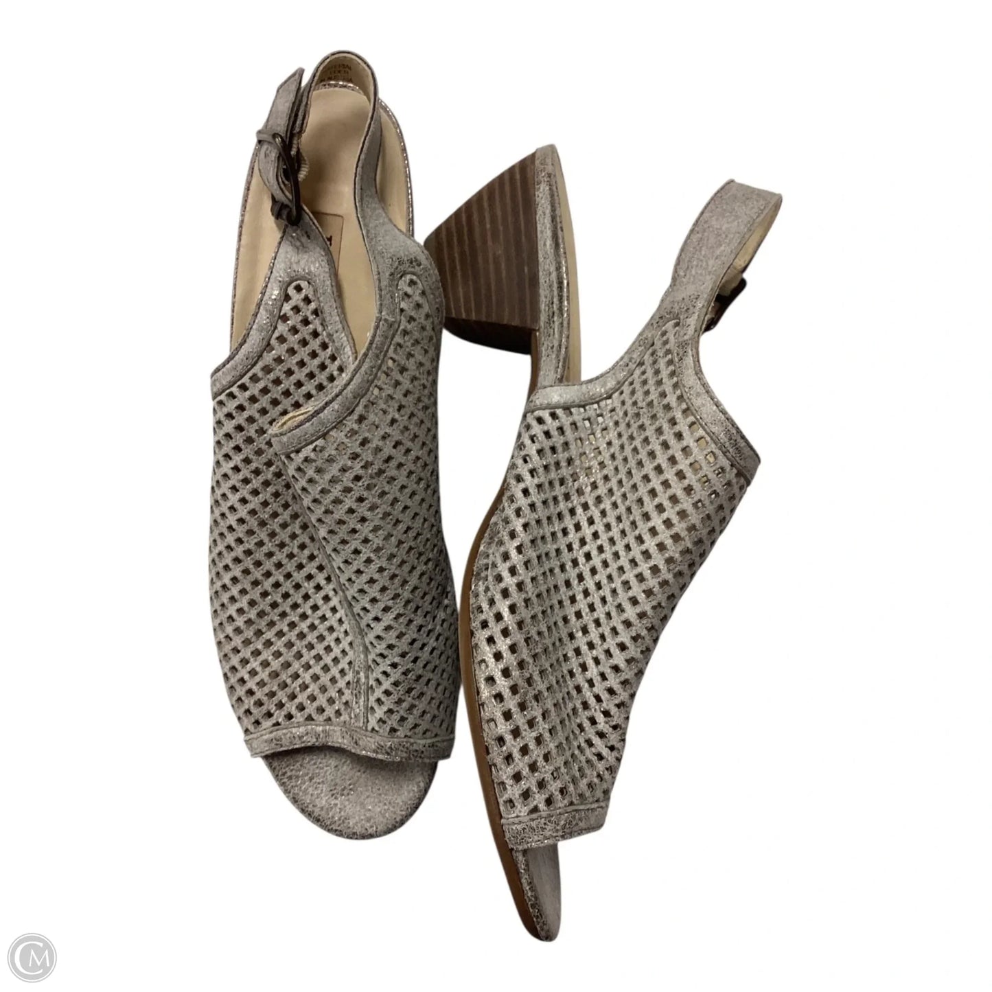 Shoes Heels Block By Paul Green In Grey, Size: 7