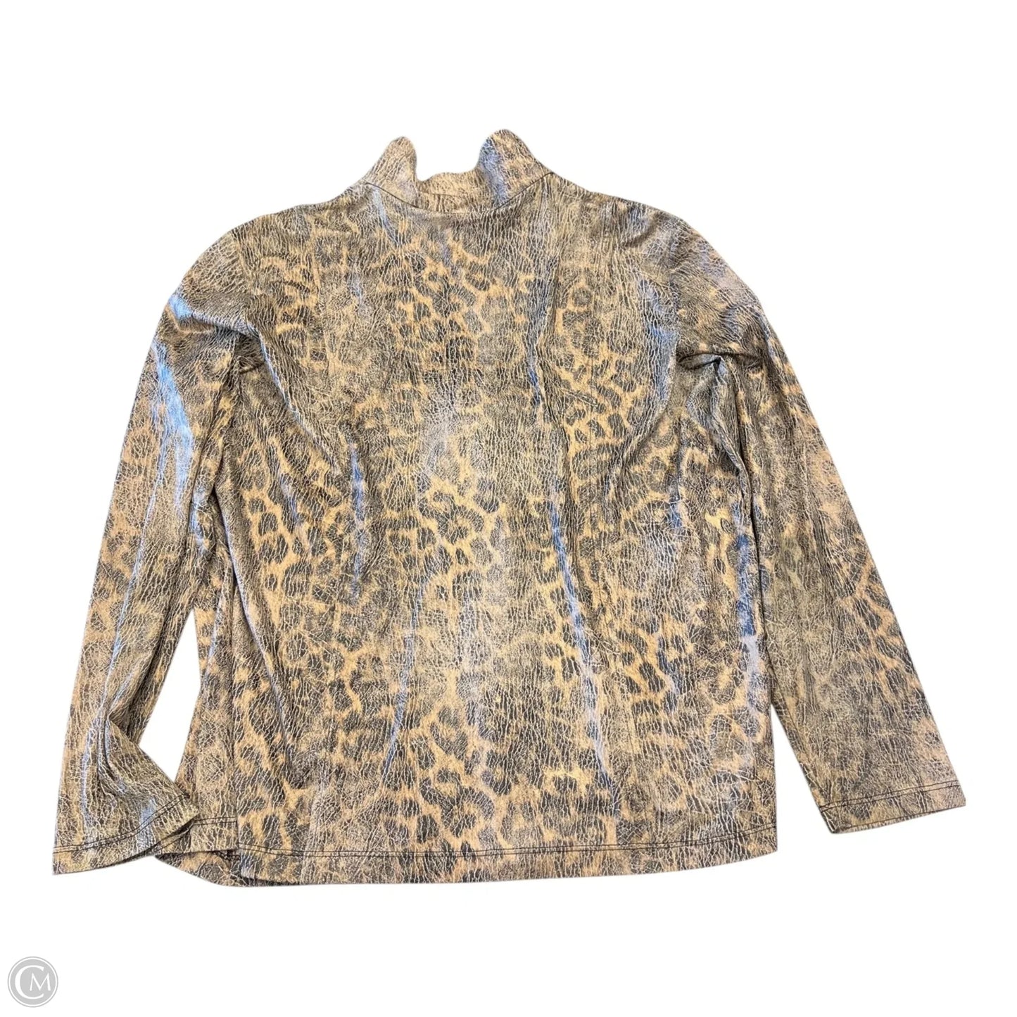 Jacket Other By Chicos In Animal Print, Size: Xl