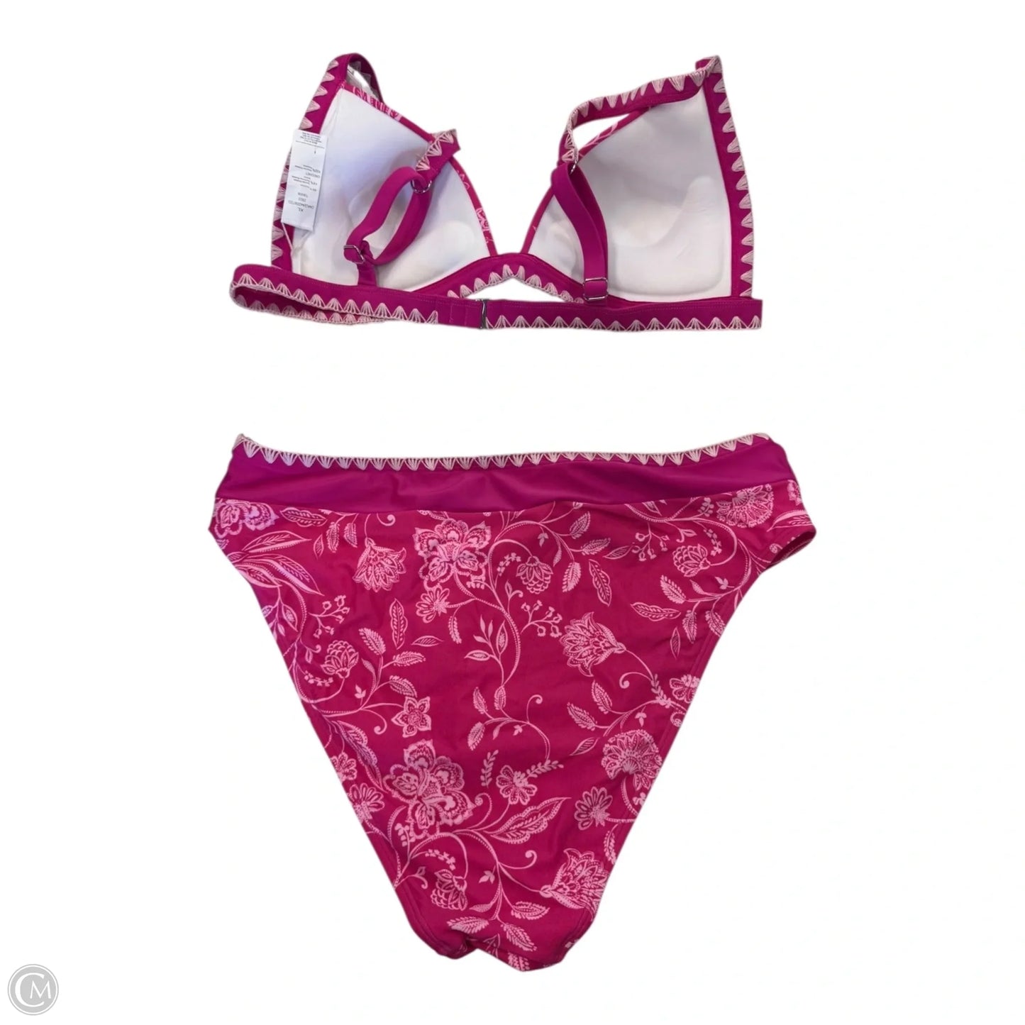 Swimsuit 2pc By Cupshe In Pink, Size: Xl