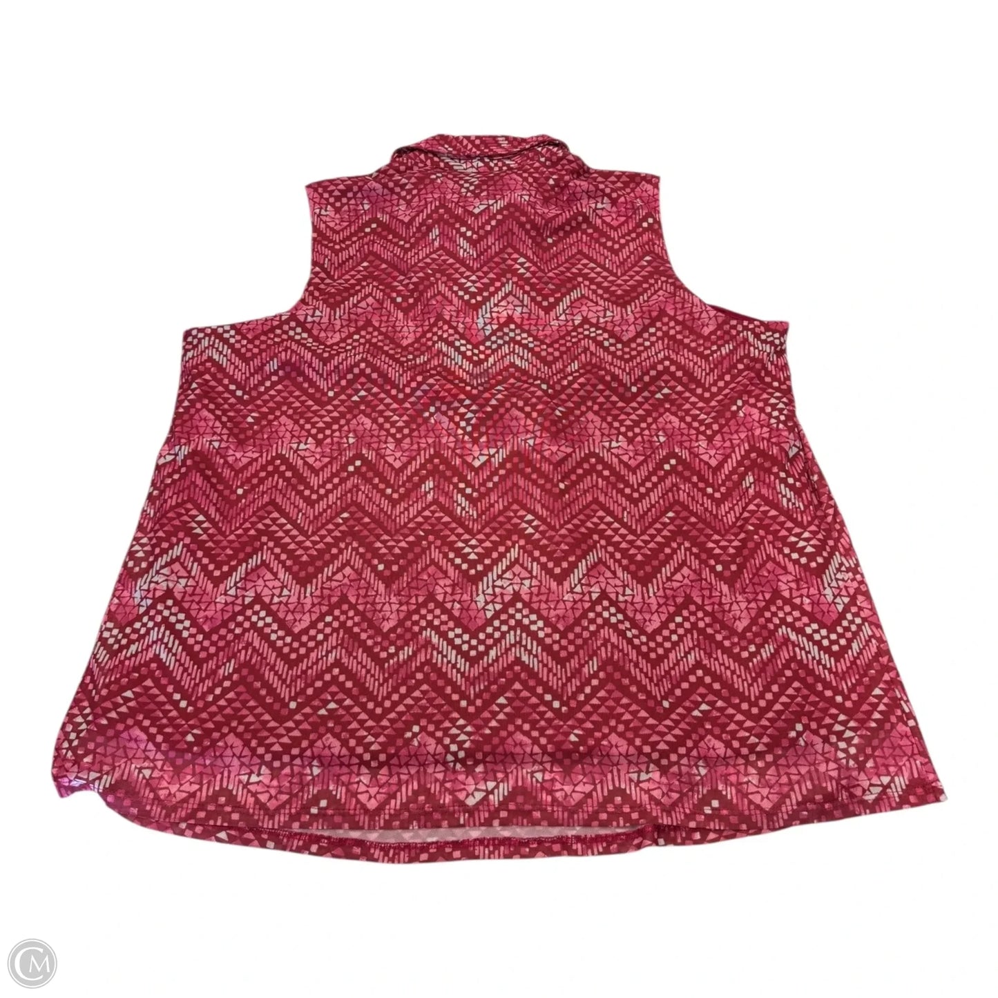 Top Sleeveless By Clothes Mentor In Pink & Red, Size: Xl