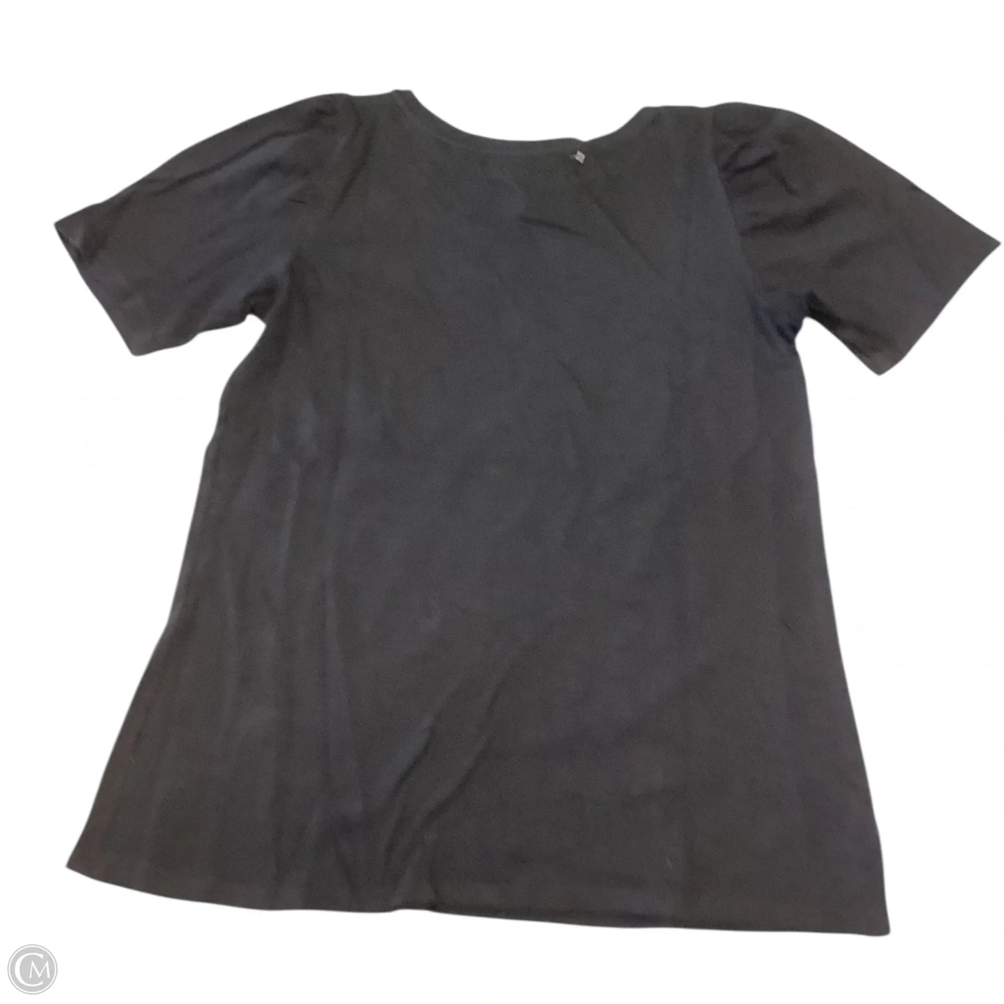 Top Short Sleeve Basic By Loft In Black & Red, Size: Xs