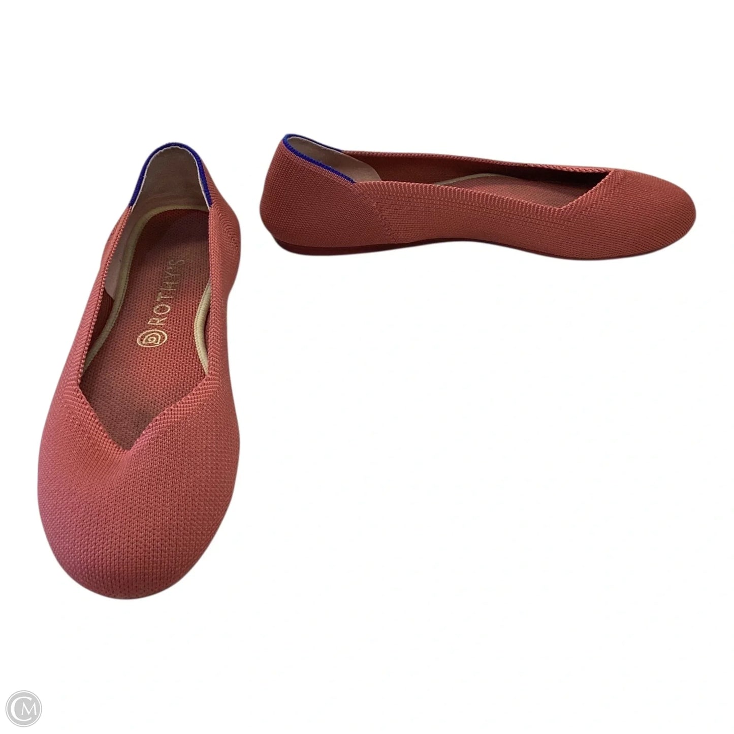 Shoes Flats By Rothys In Orange & Pink, Size: 10.5
