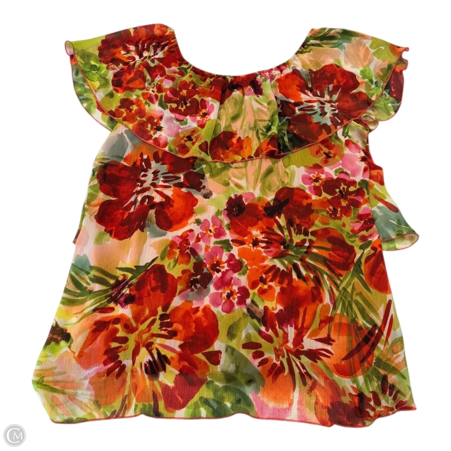 Top Sleeveless By Spense In Multi-colored, Size: M