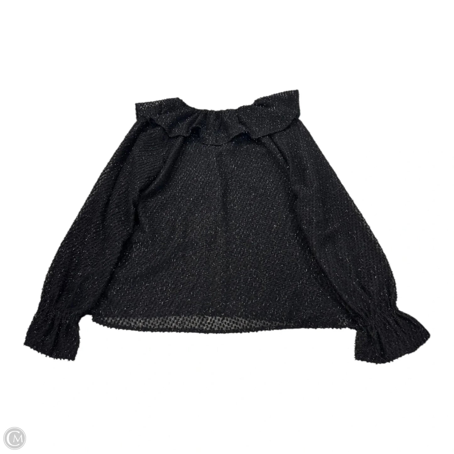 Top Long Sleeve By Loft In Black, Size: S