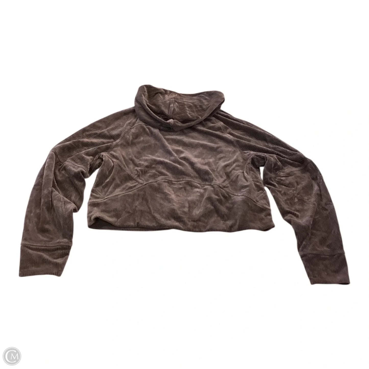 Sweatshirt Hoodie By Lululemon In Brown, Size: M